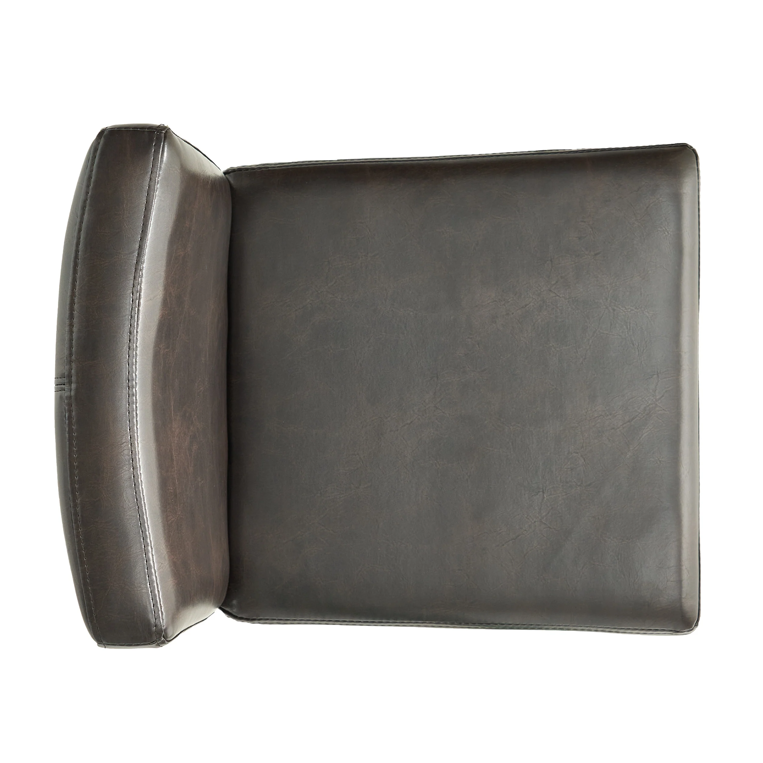 Seigel 19-Inch Brown Bonded Leather Counter Stool (Set of 2) - furnishings