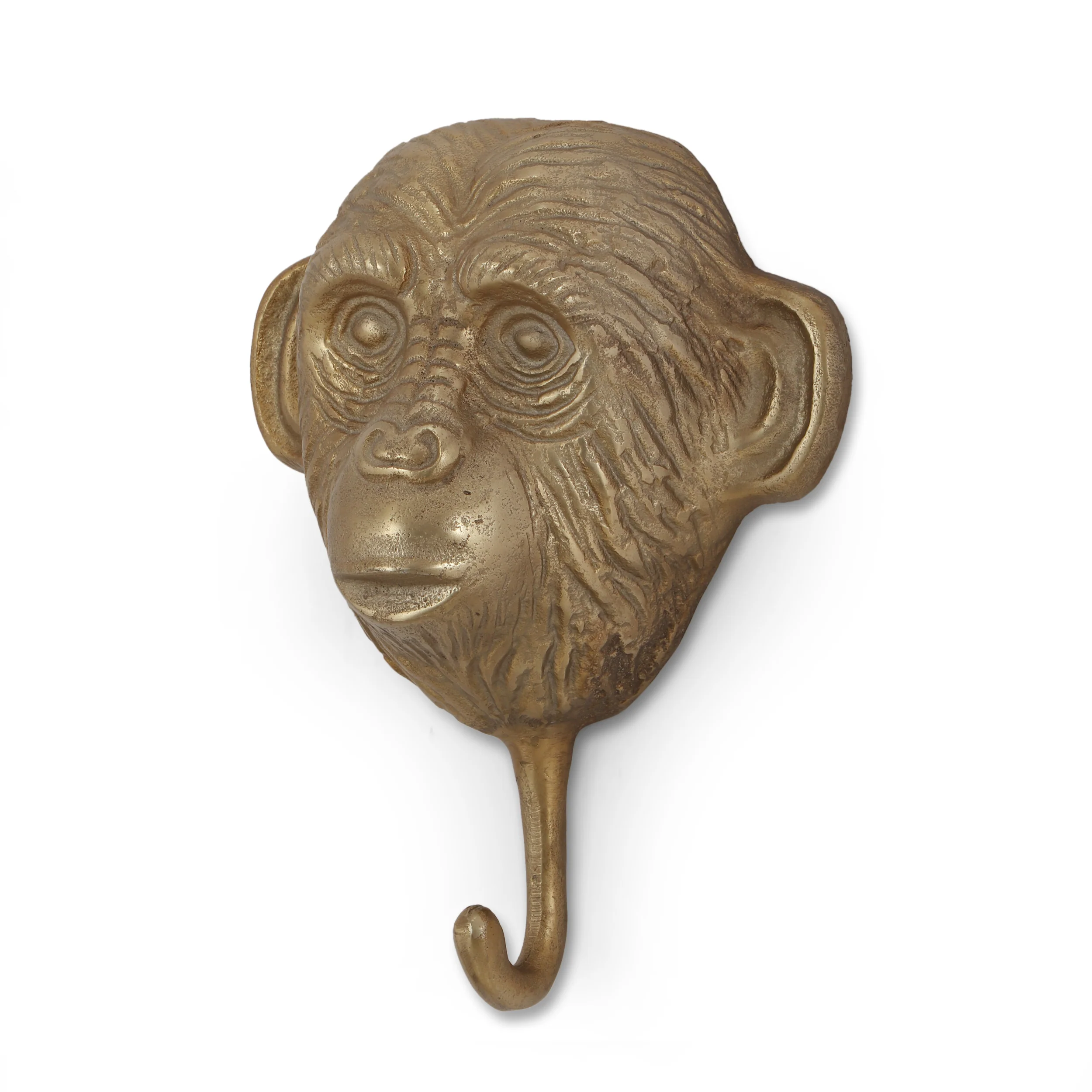 Austell Handcrafted Aluminum Monkey Wall Hook - furnishings