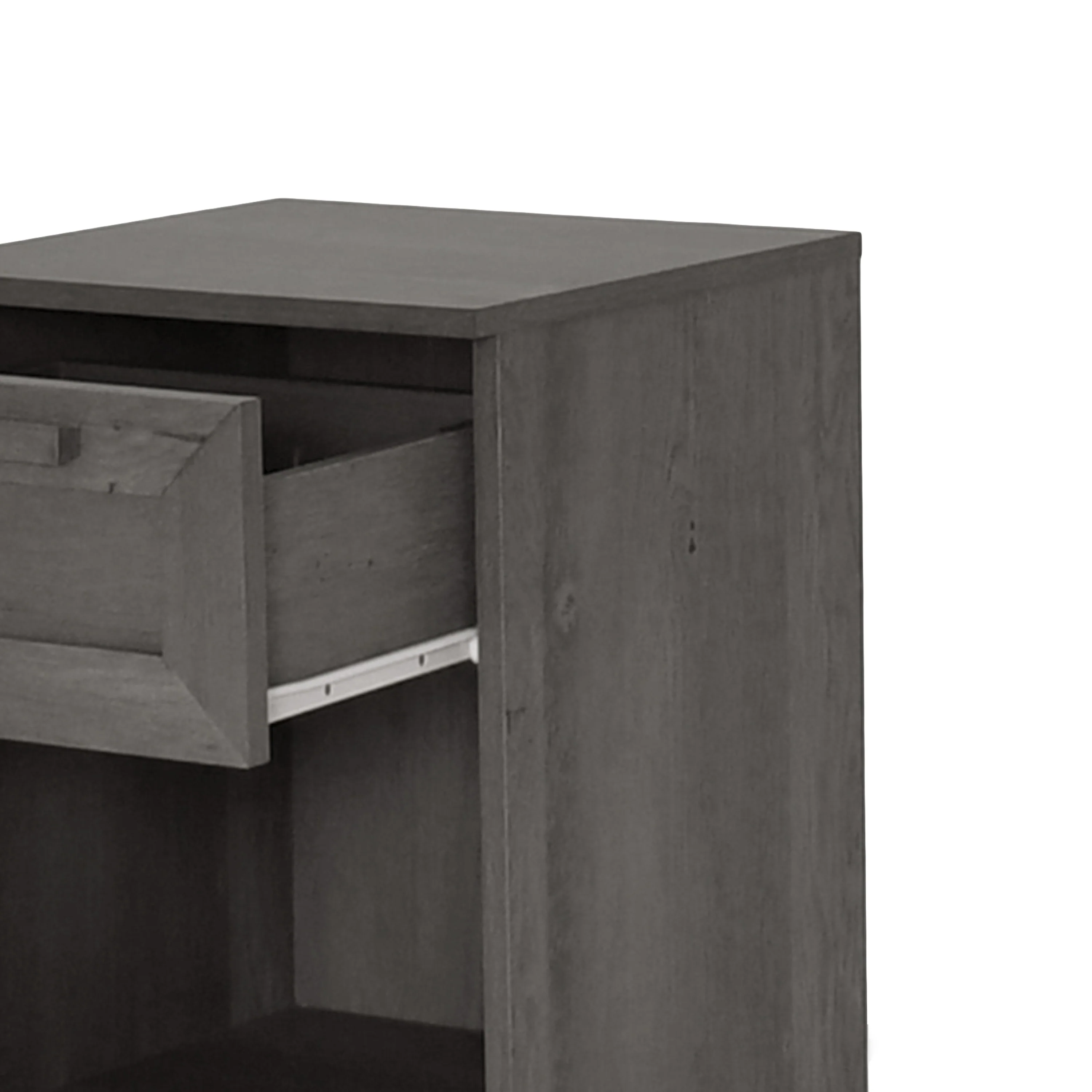 Broxon Rustic 1 Drawer Nightstand - furnishings