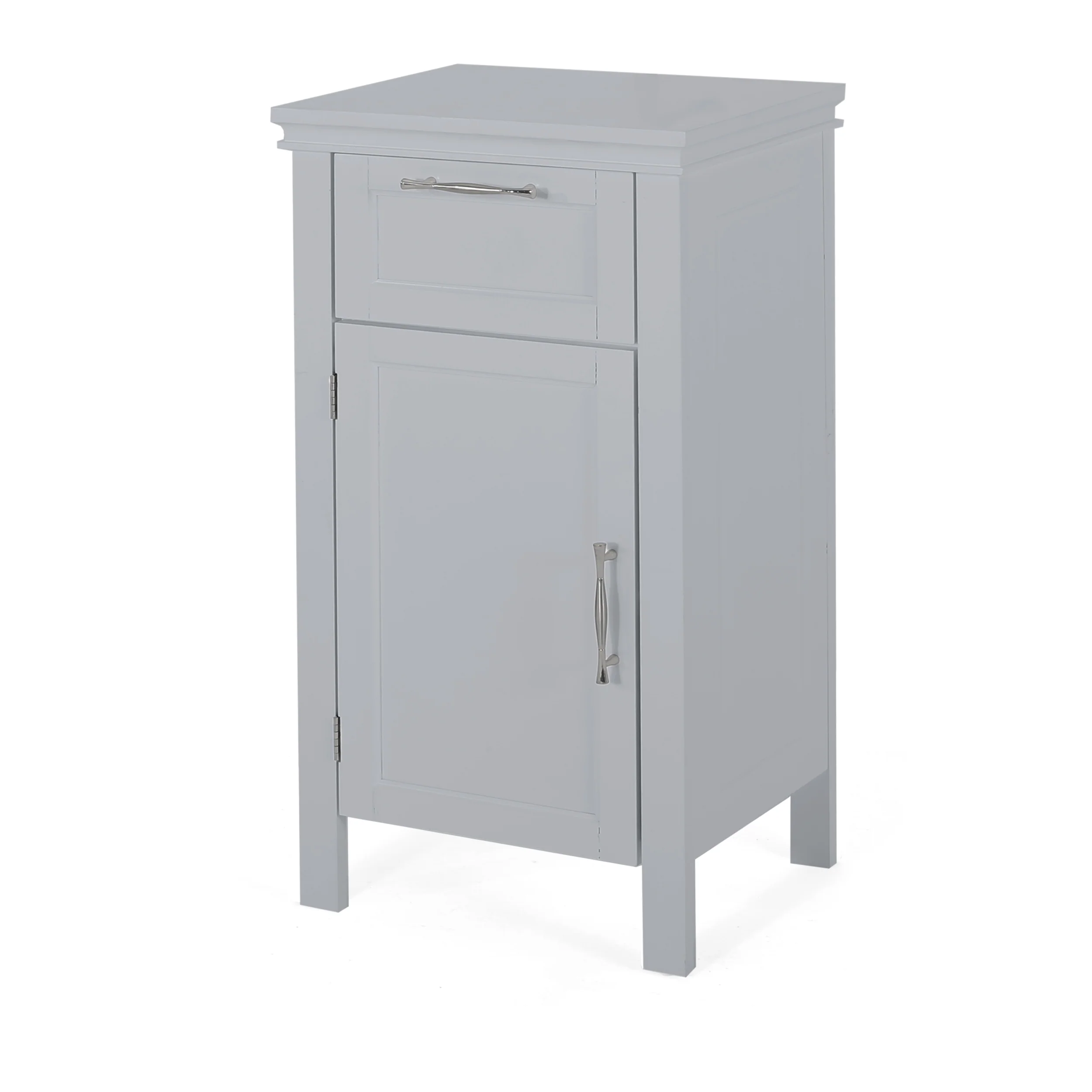 Meader Modern Bathroom Floor Storage Cabinet with Drawer - furnishings
