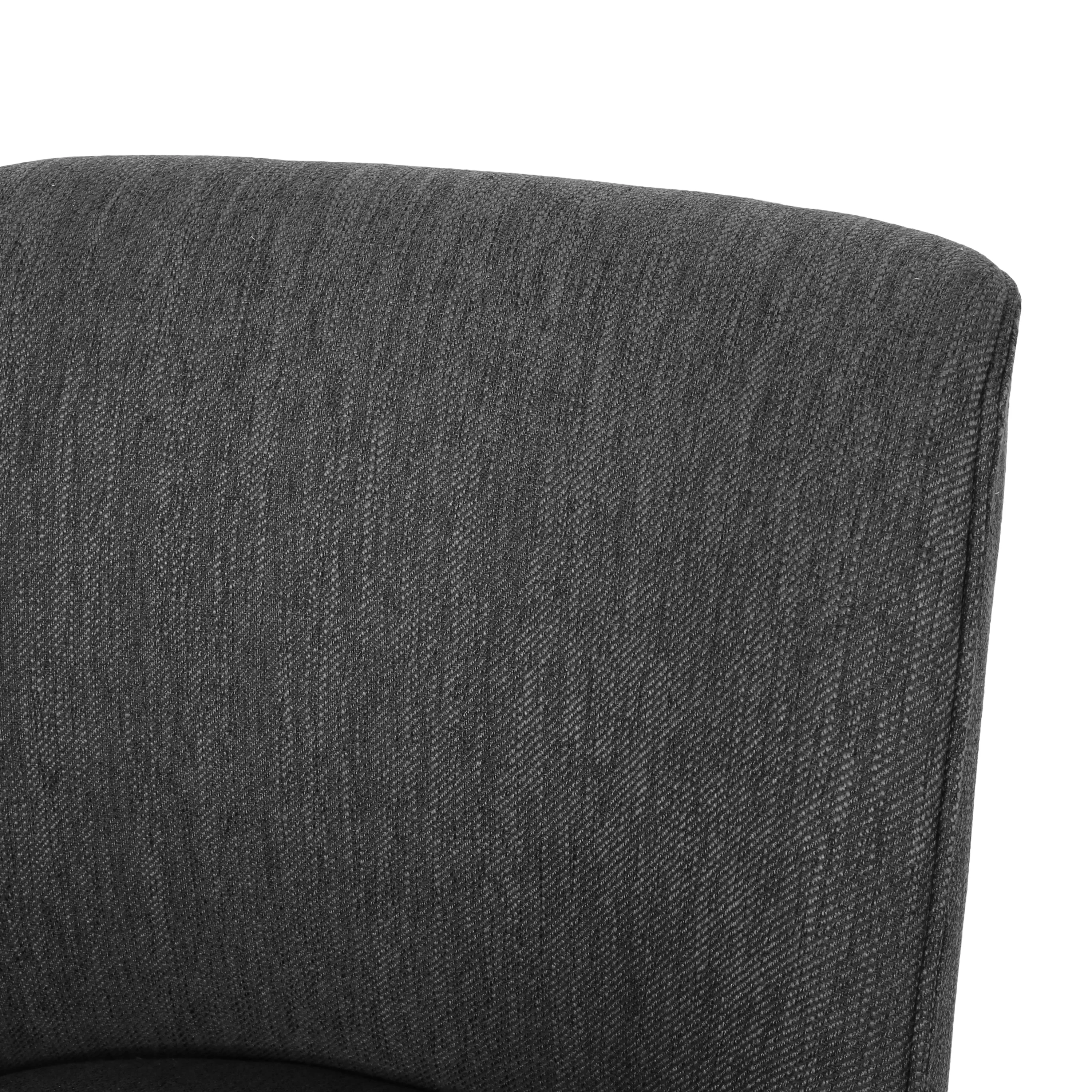Boise Contemporary Fabric Upholstered Wood Dining Chairs, Set of 2 - furnishings