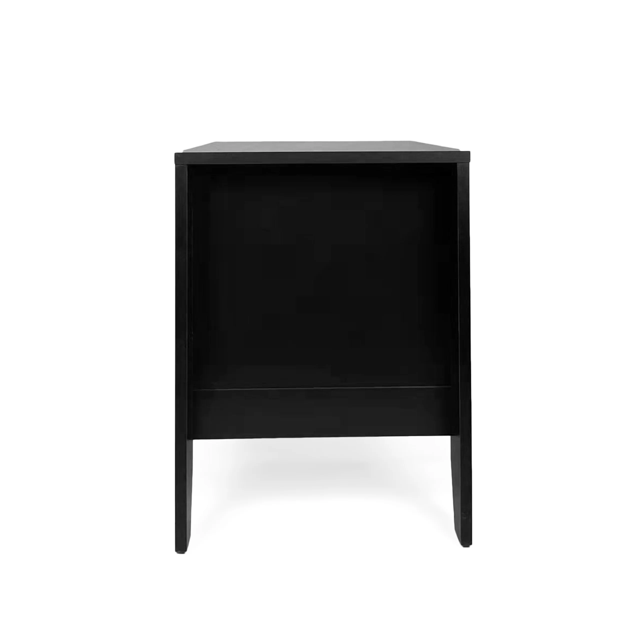 Cleary Contemporary Faux Wood Nightstand with Drawer - furnishings