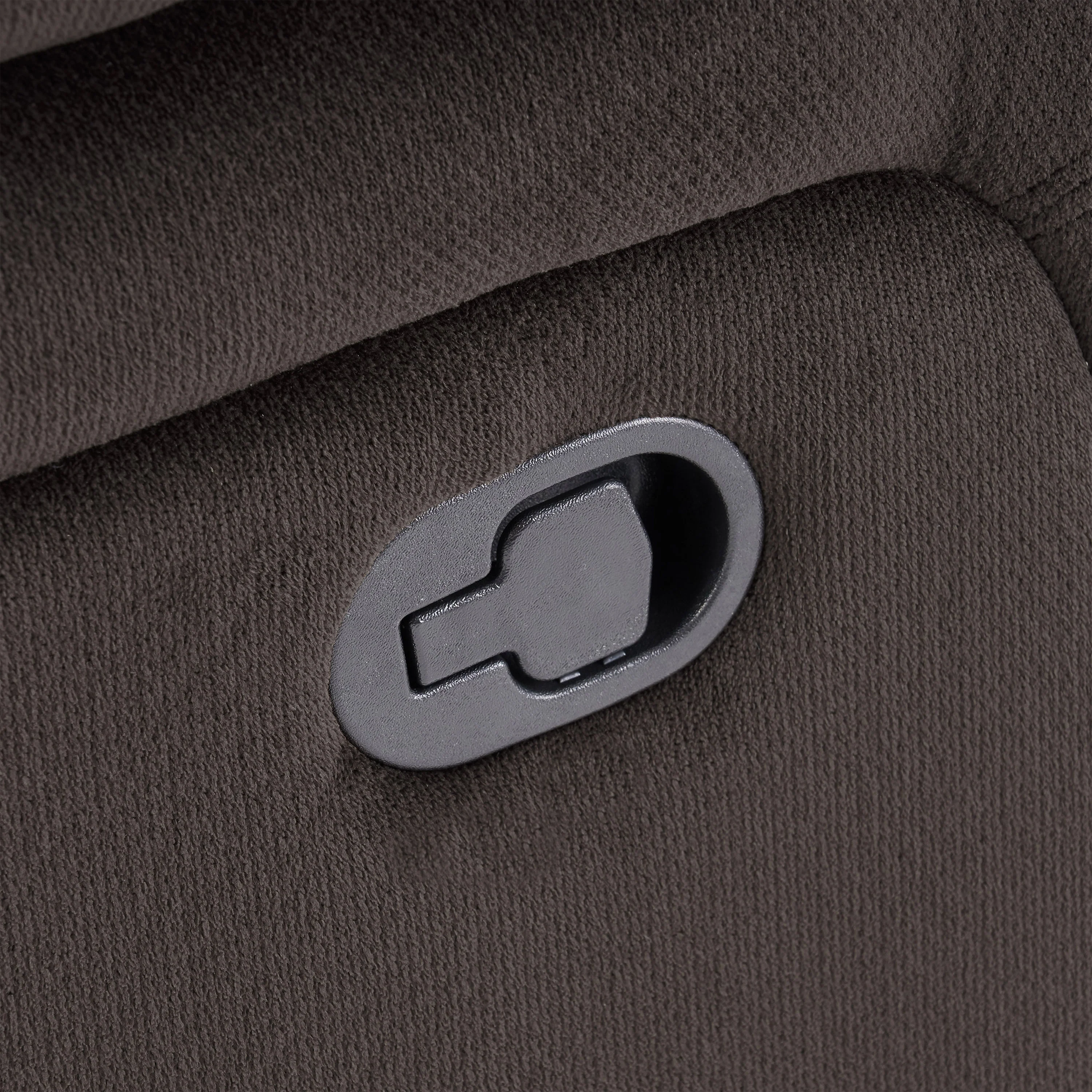 Hidal Brown Fabric Glider Recliner Club Chair - furnishings