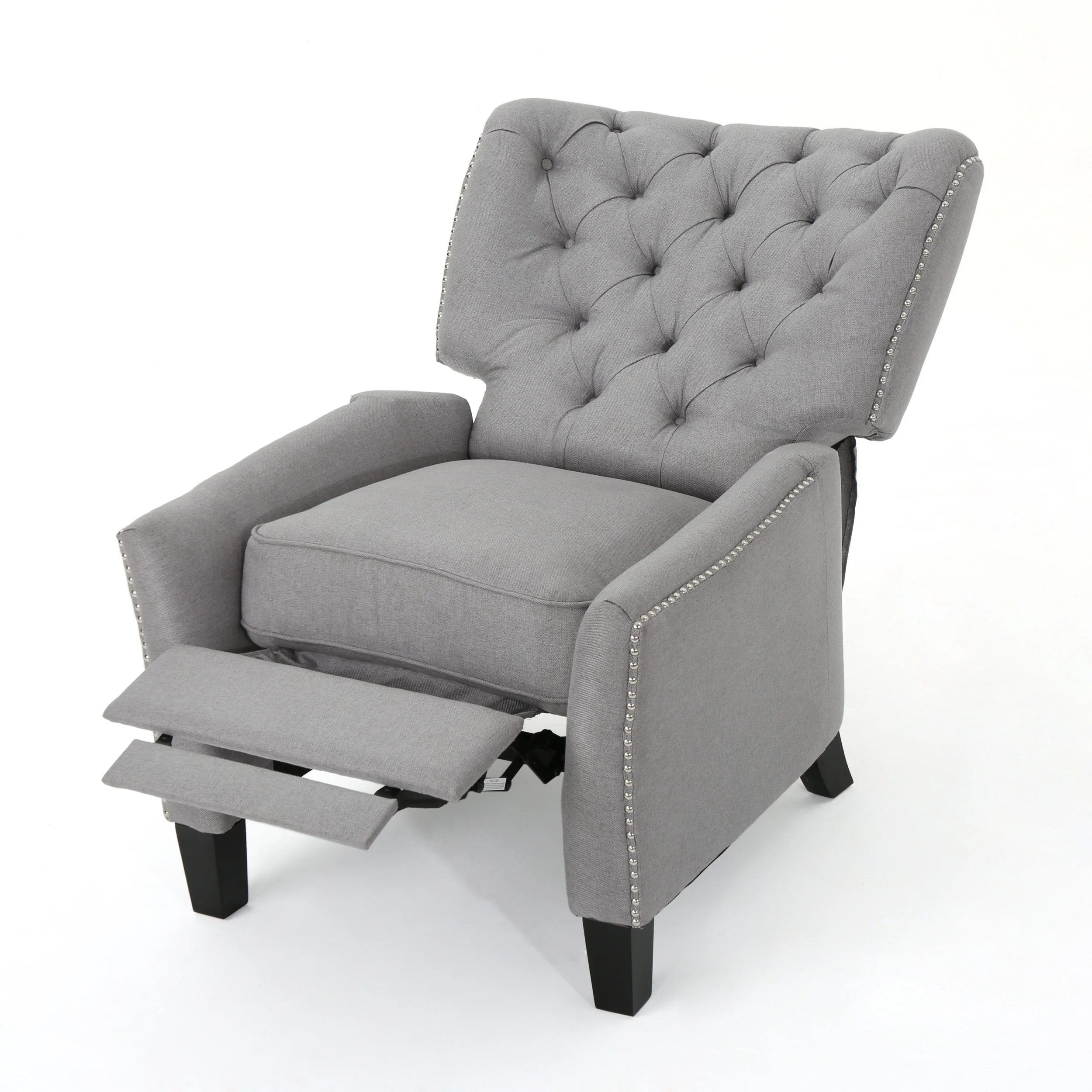 Carlyle Tufted Back Fabric Recliner Armchair - furnishings