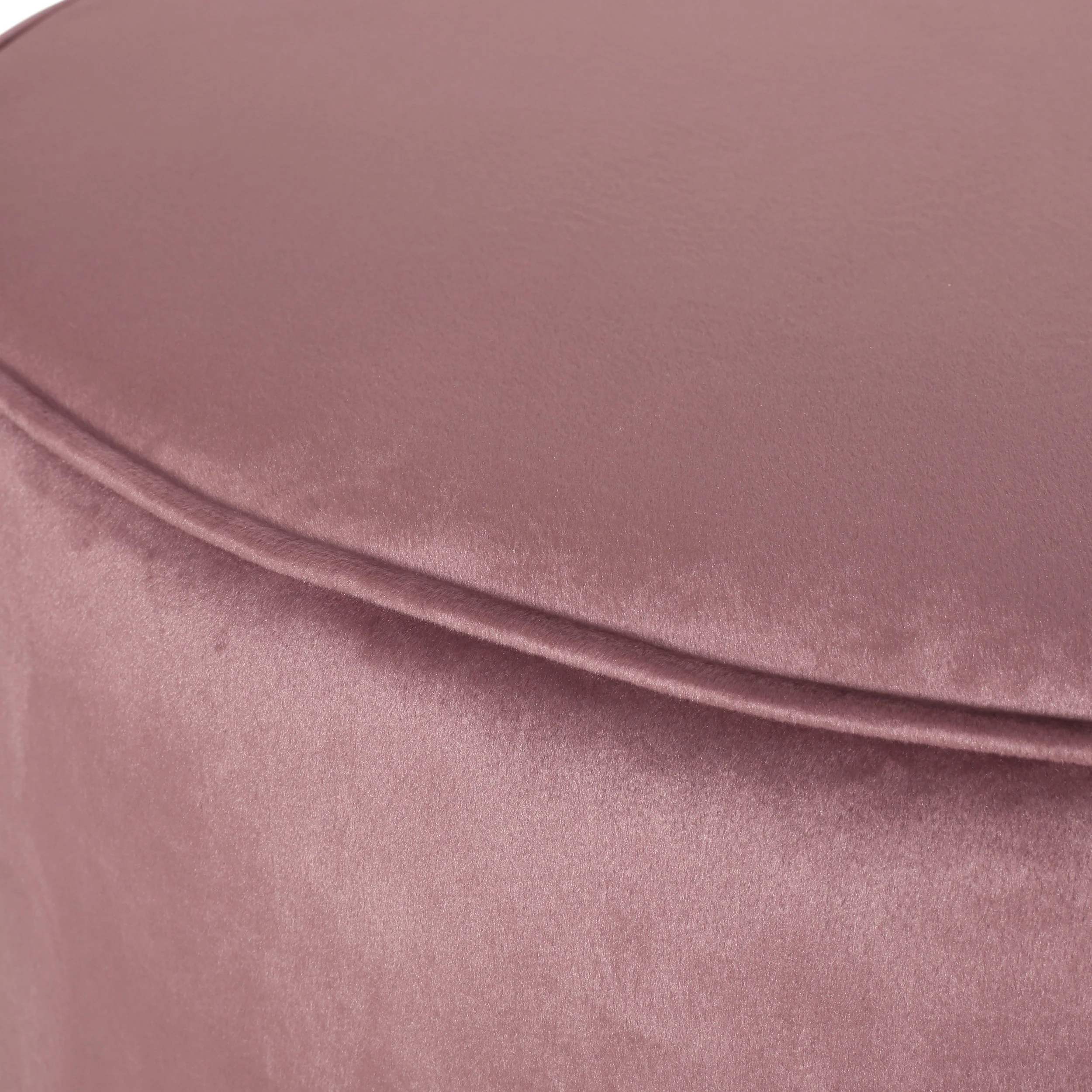 Kile Modern Glam Velvet Swivel Ottoman - furnishings