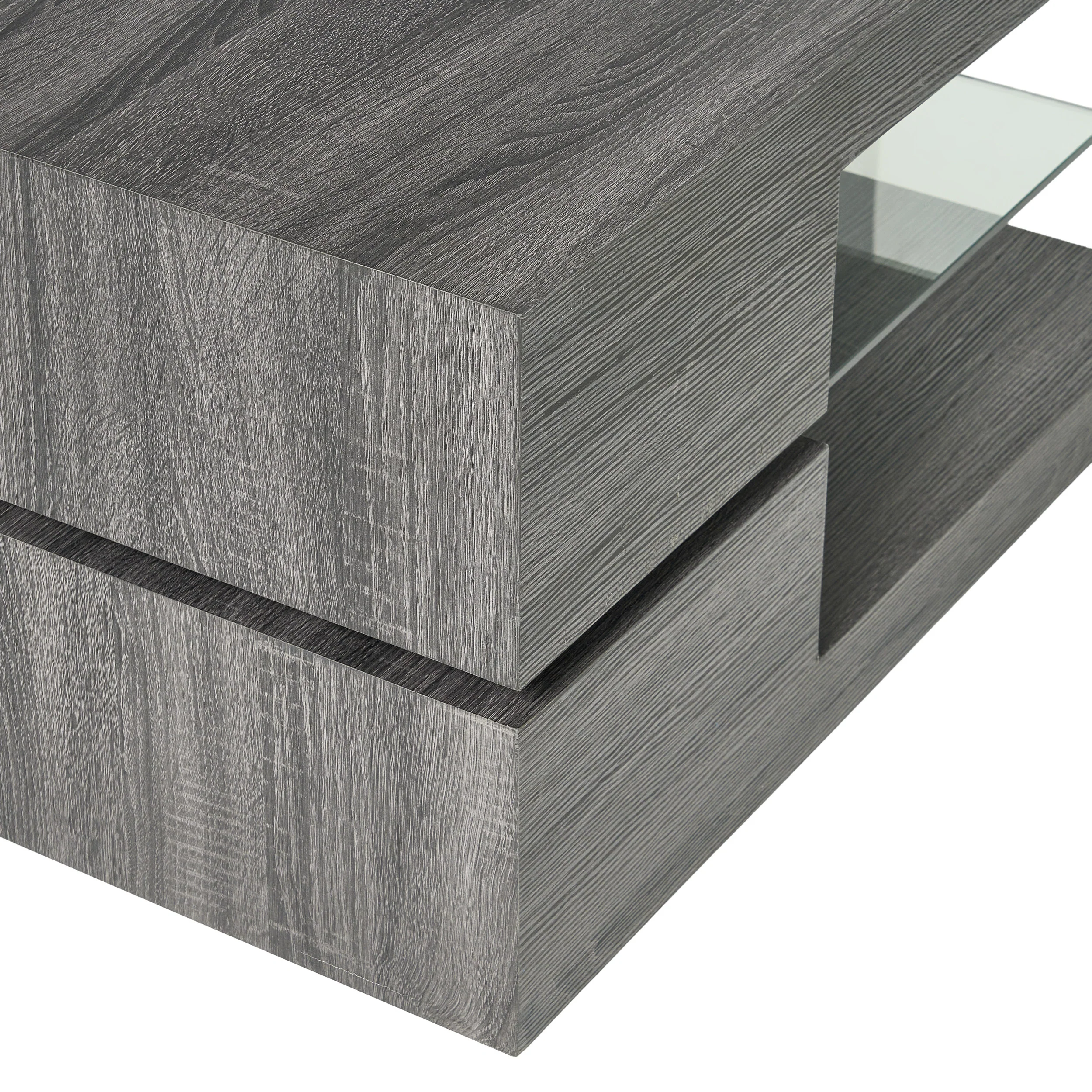 Bushwick Rectangular Rotating Wood Coffee Table - furnishings
