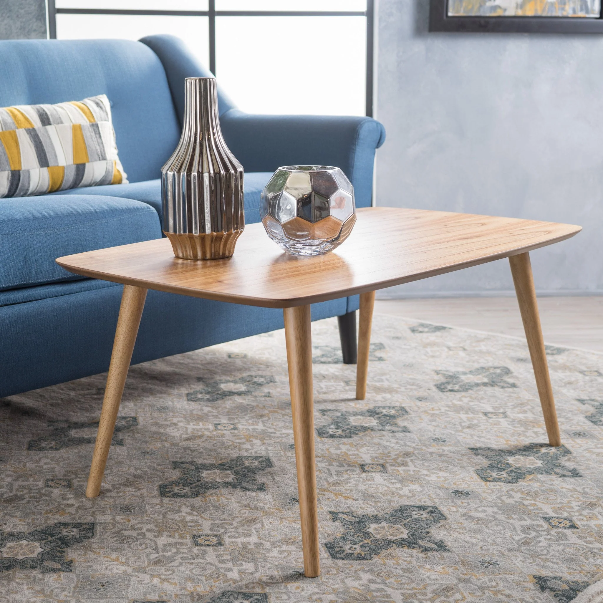 Cilo Mid-Century Design Wood Finished Coffee Table - furnishings