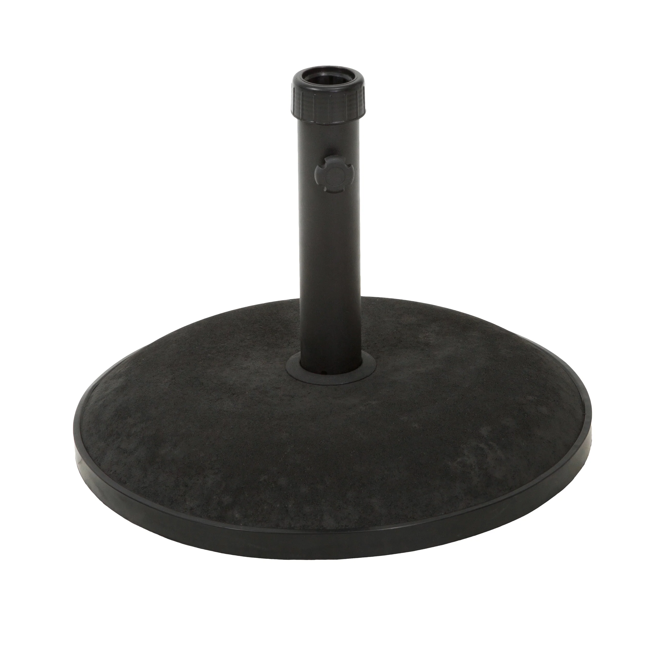 Gretna Outdoor 55 lbs Circular Concrete Umbrella Base - furnishings