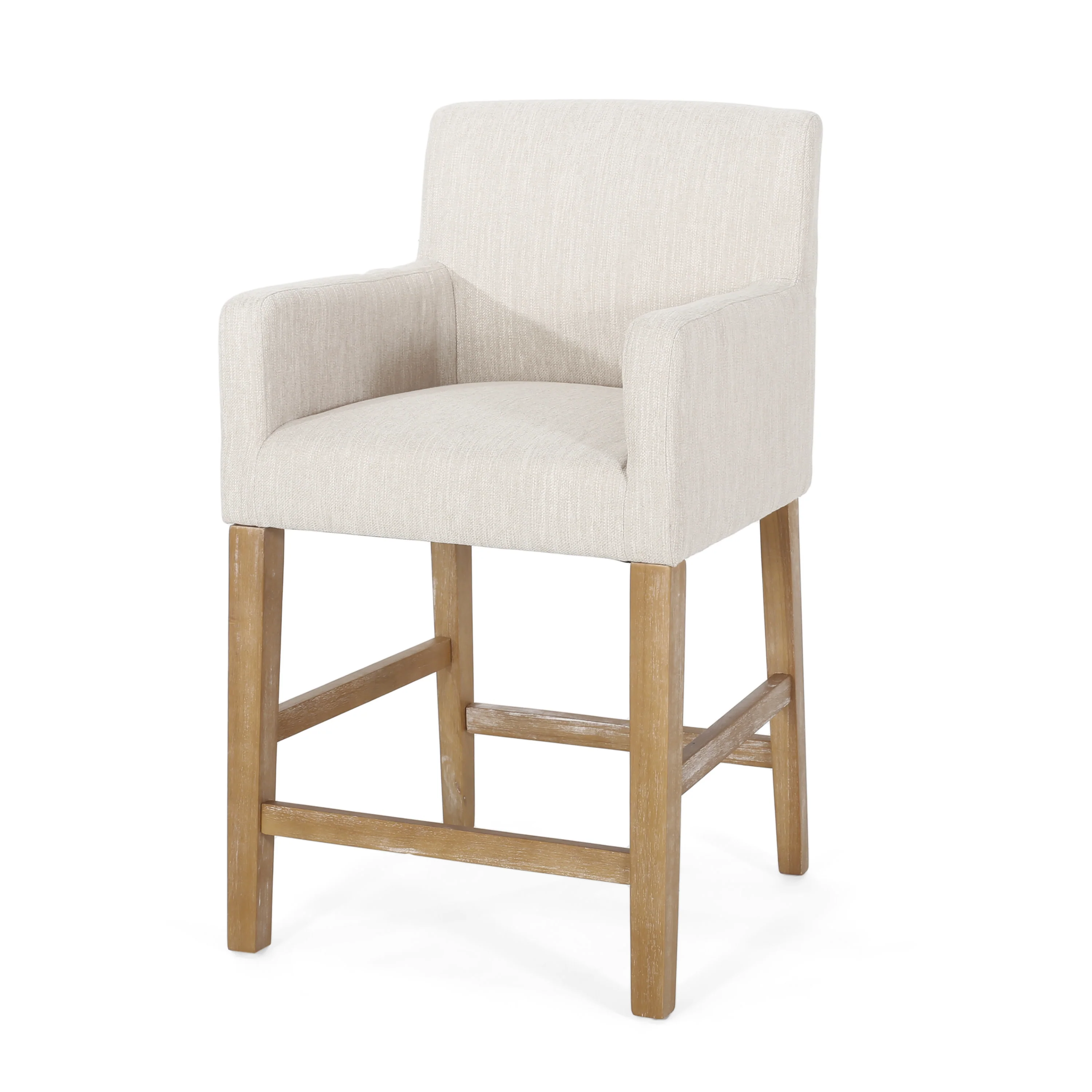 Chaparral Contemporary Fabric Upholstered Wood 26 inch Counter Stool - furnishings