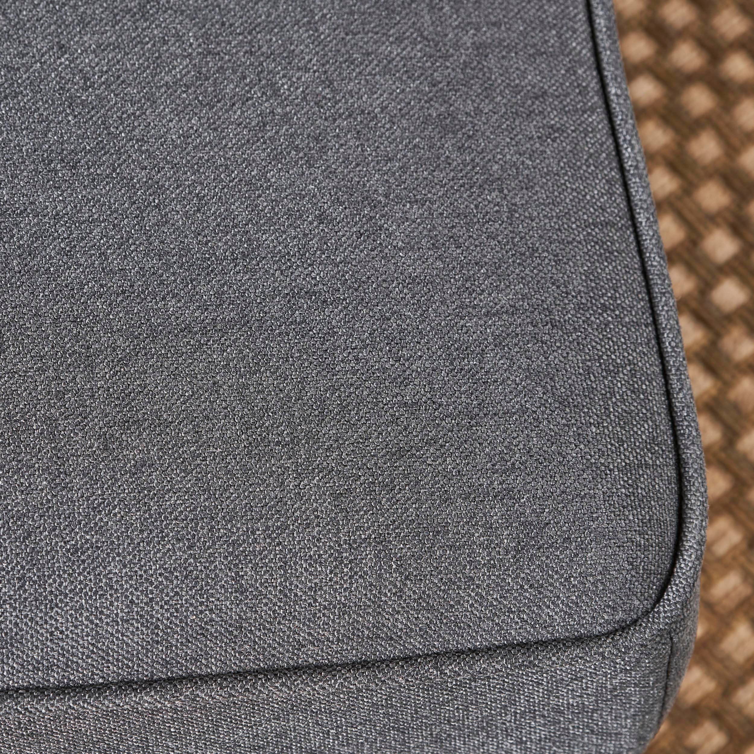 Milltown Mid Century Modern Fabric Ottoman - furnishings