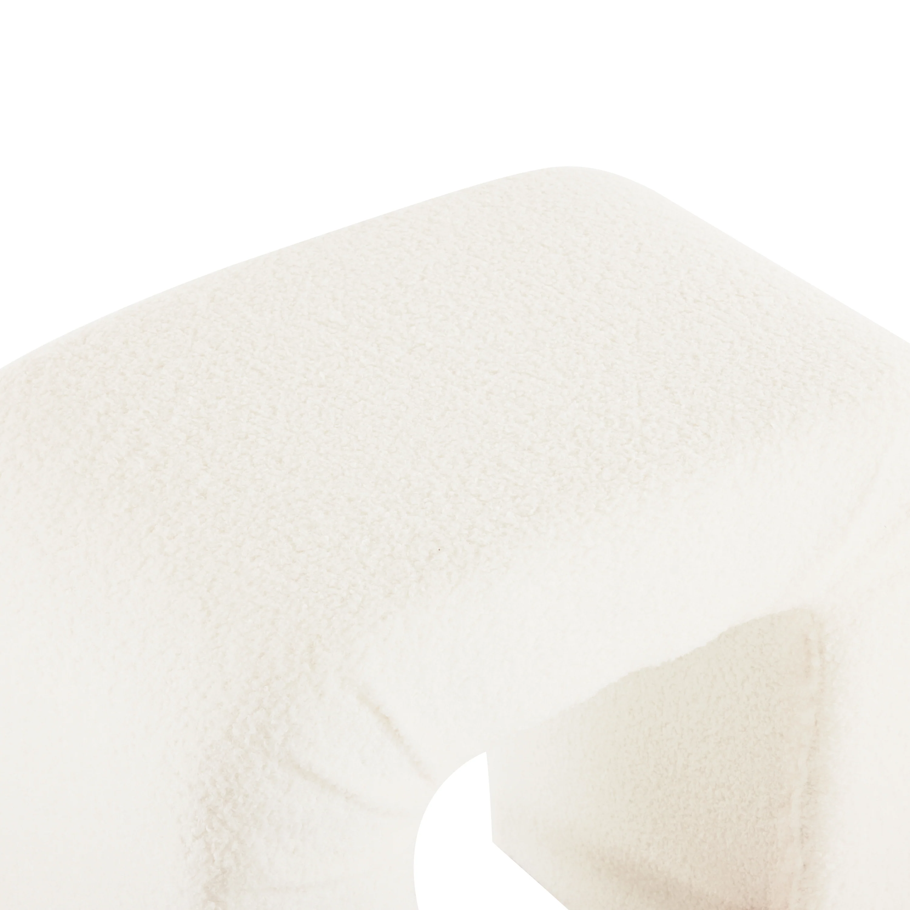 Ridgea Upholstered Boucle Stools with Footrest - furnishings