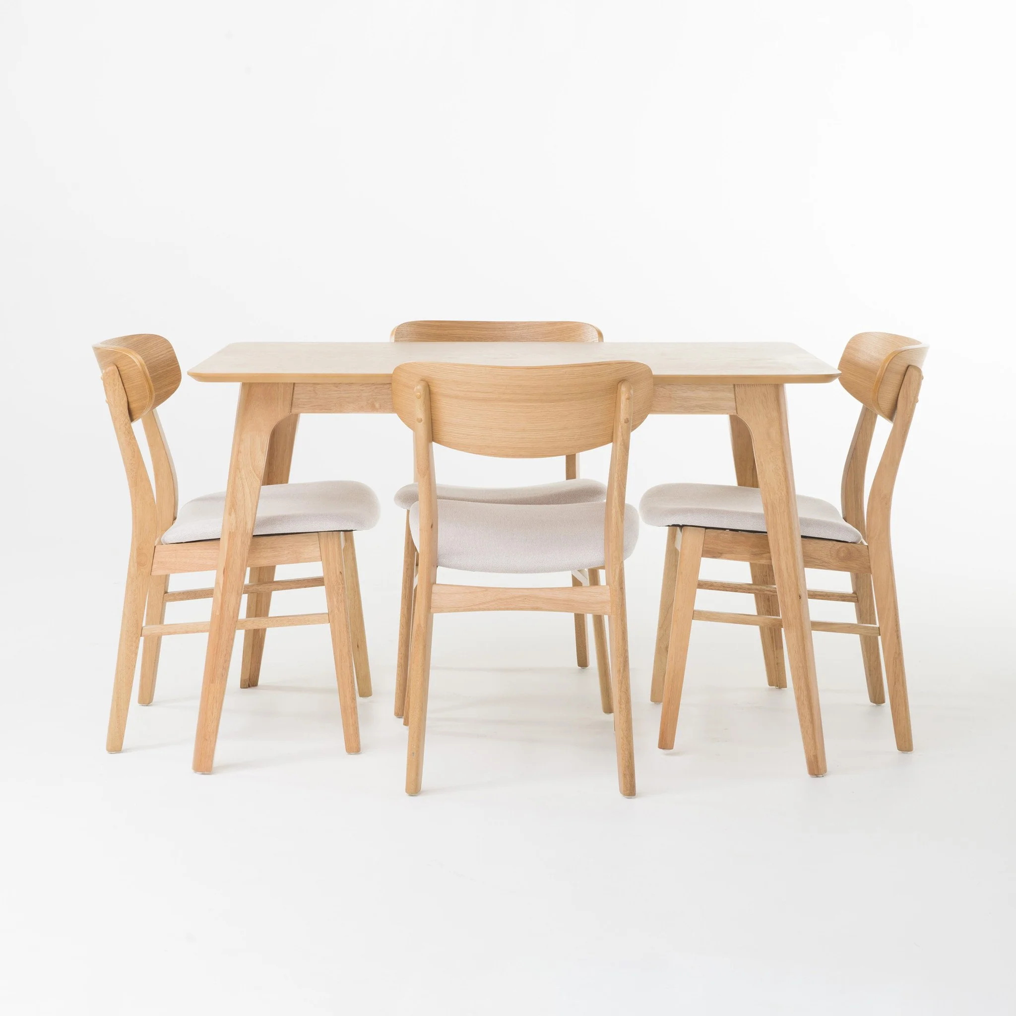 Helen Mid-Century Modern 5 Piece Dining Set - furnishings