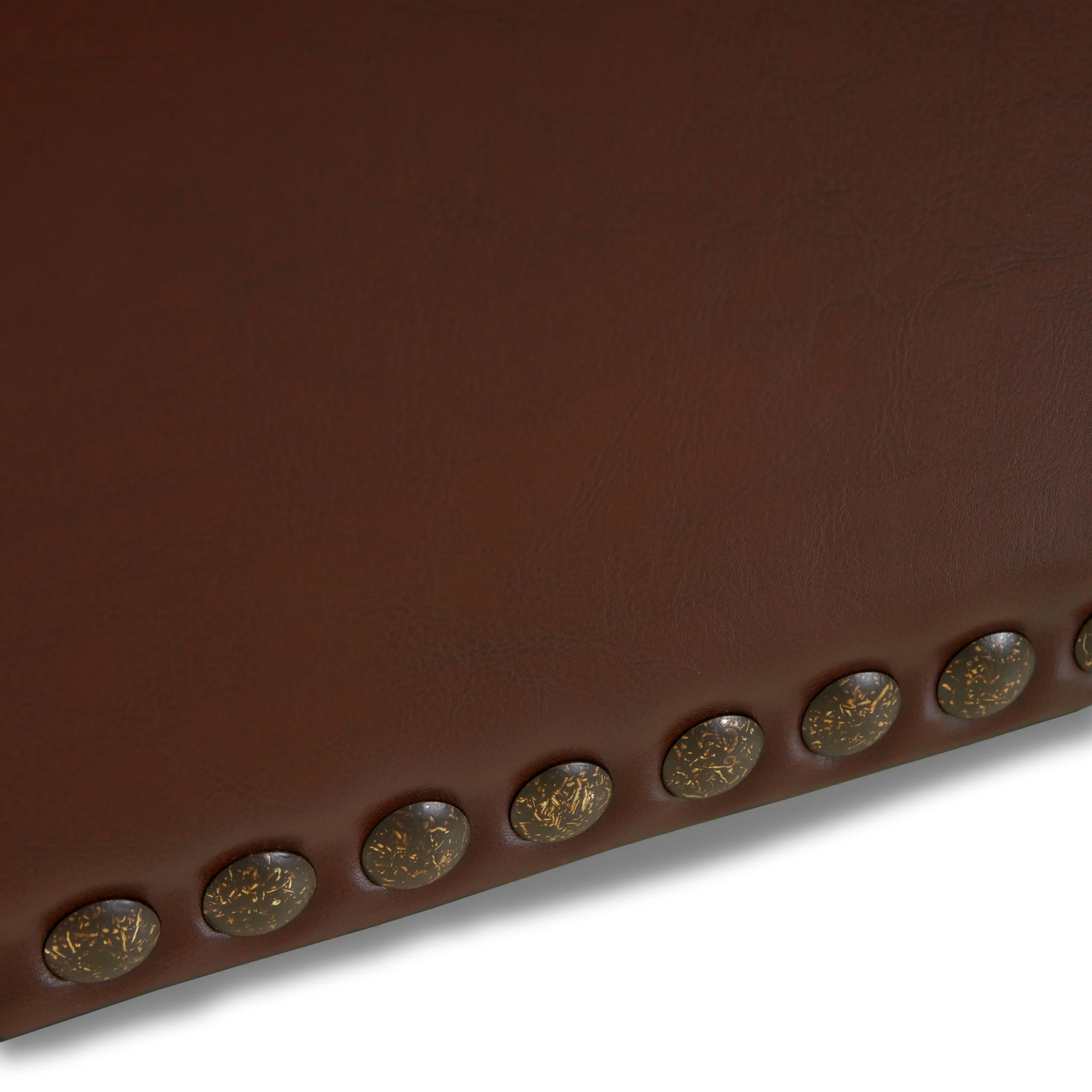 Charleston Rectangle Tufted Leather Storage Ottoman Bench - furnishings