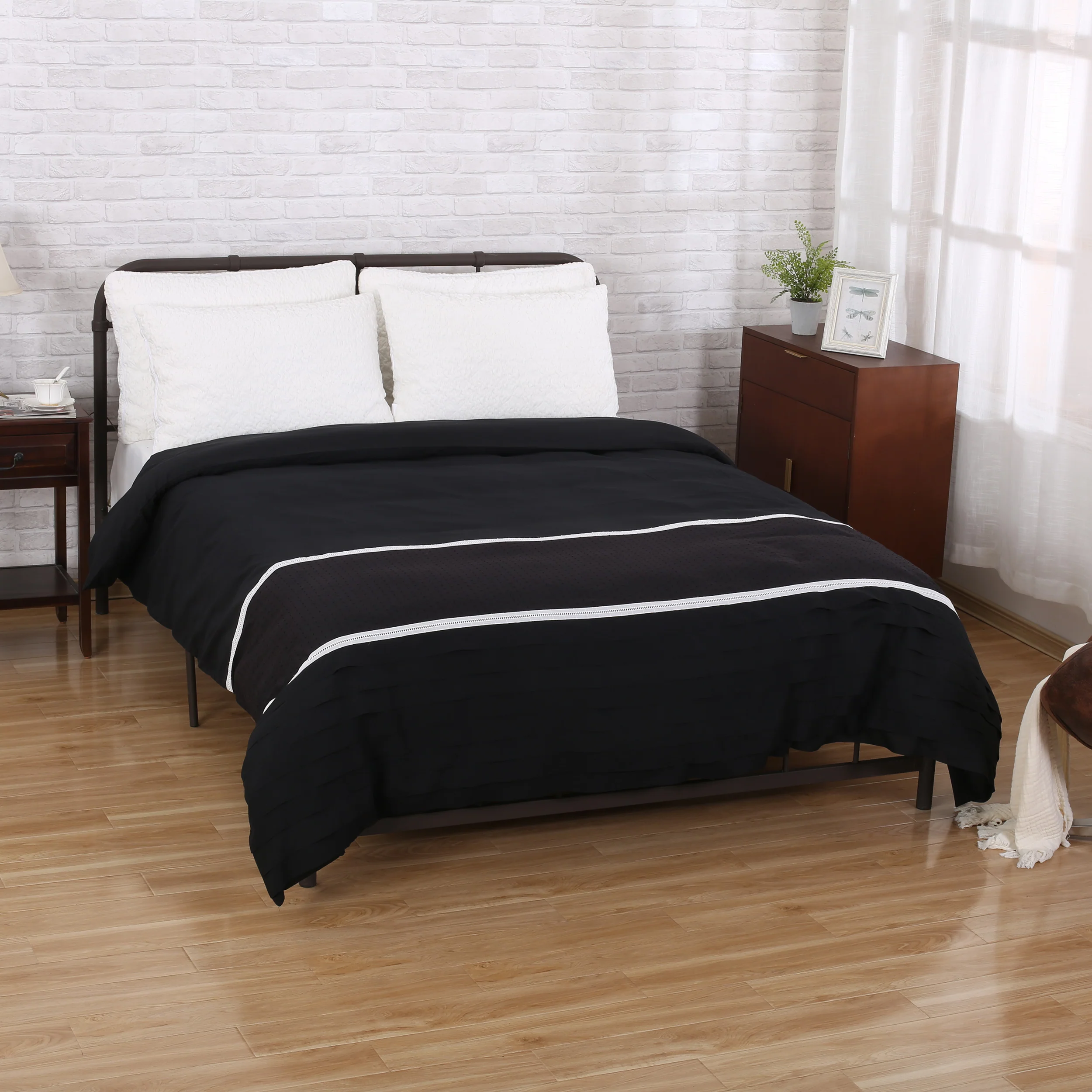Louise Queen Size Fabric Duvet Cover - furnishings