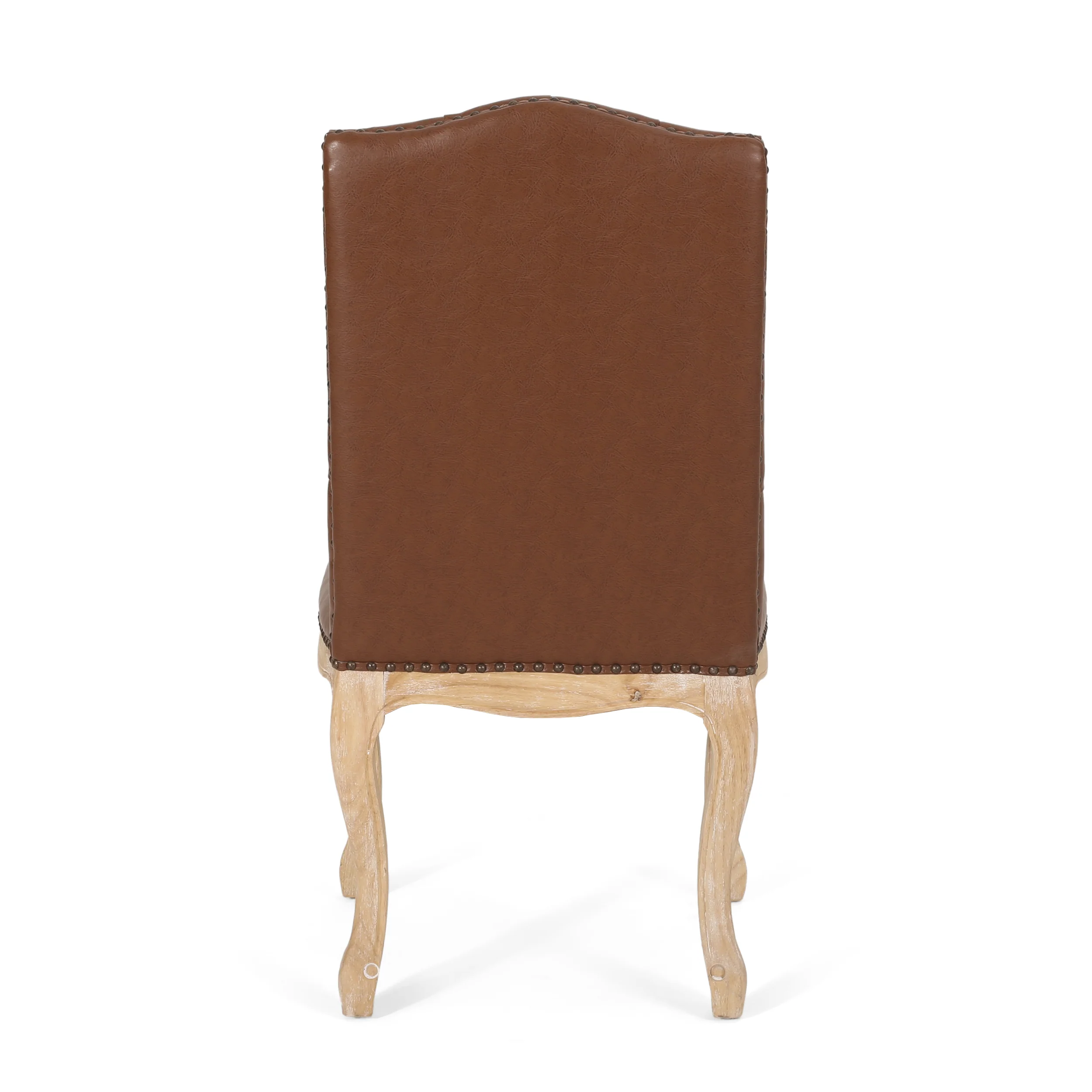 Cello Contemporary Faux Leather Dining Chairs, Set of 2 - furnishings