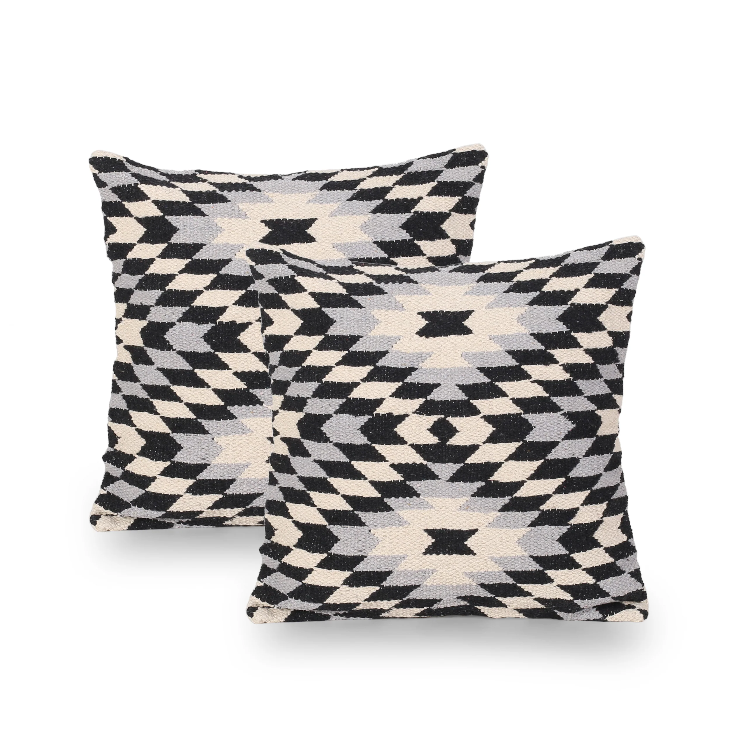 Xavien Boho Cotton Pillow Cover (Set of 2) - furnishings