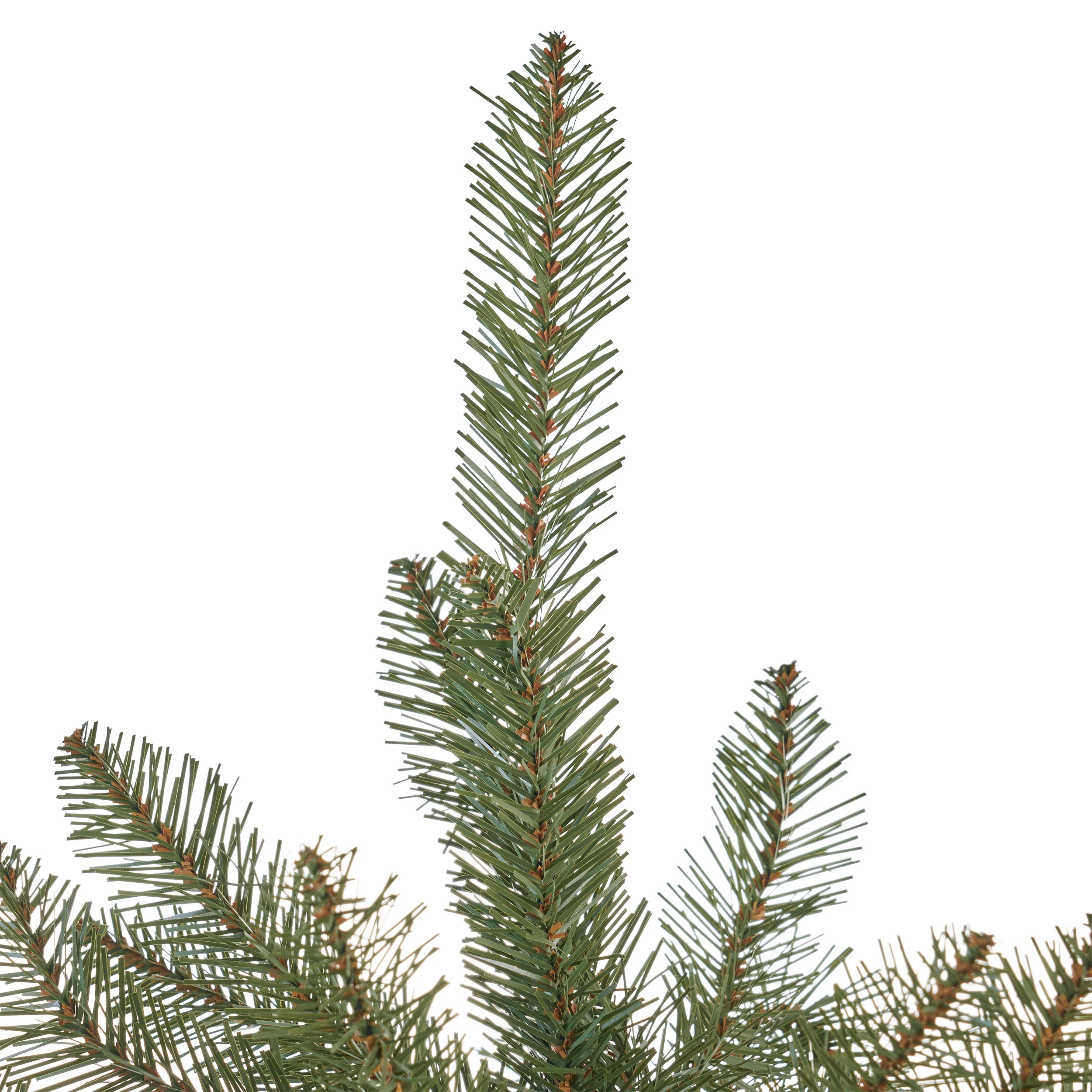 9-foot Fraser Fir Hinged Artificial Christmas Tree - furnishings