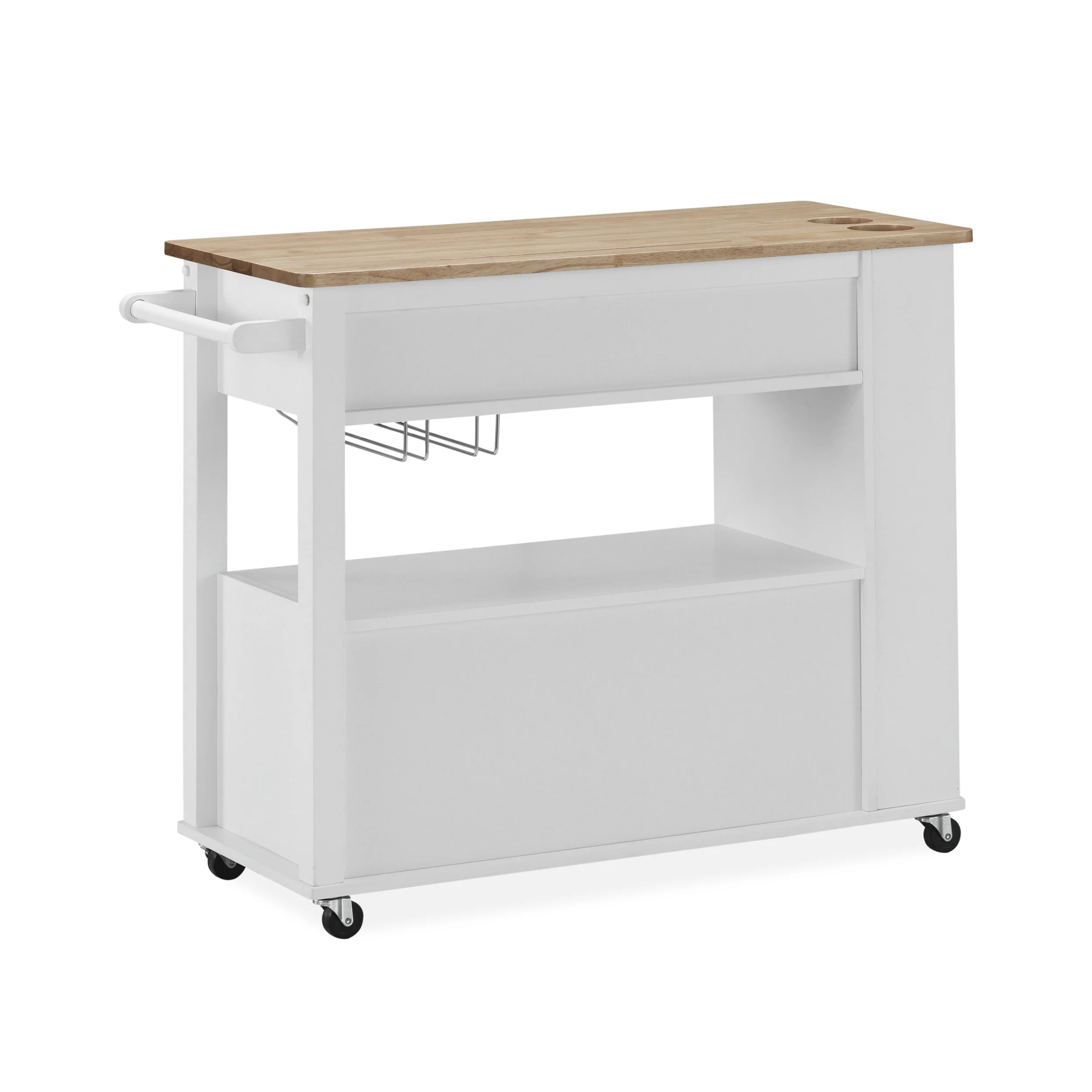 Julien Kitchen Cart with Wheels - furnishings