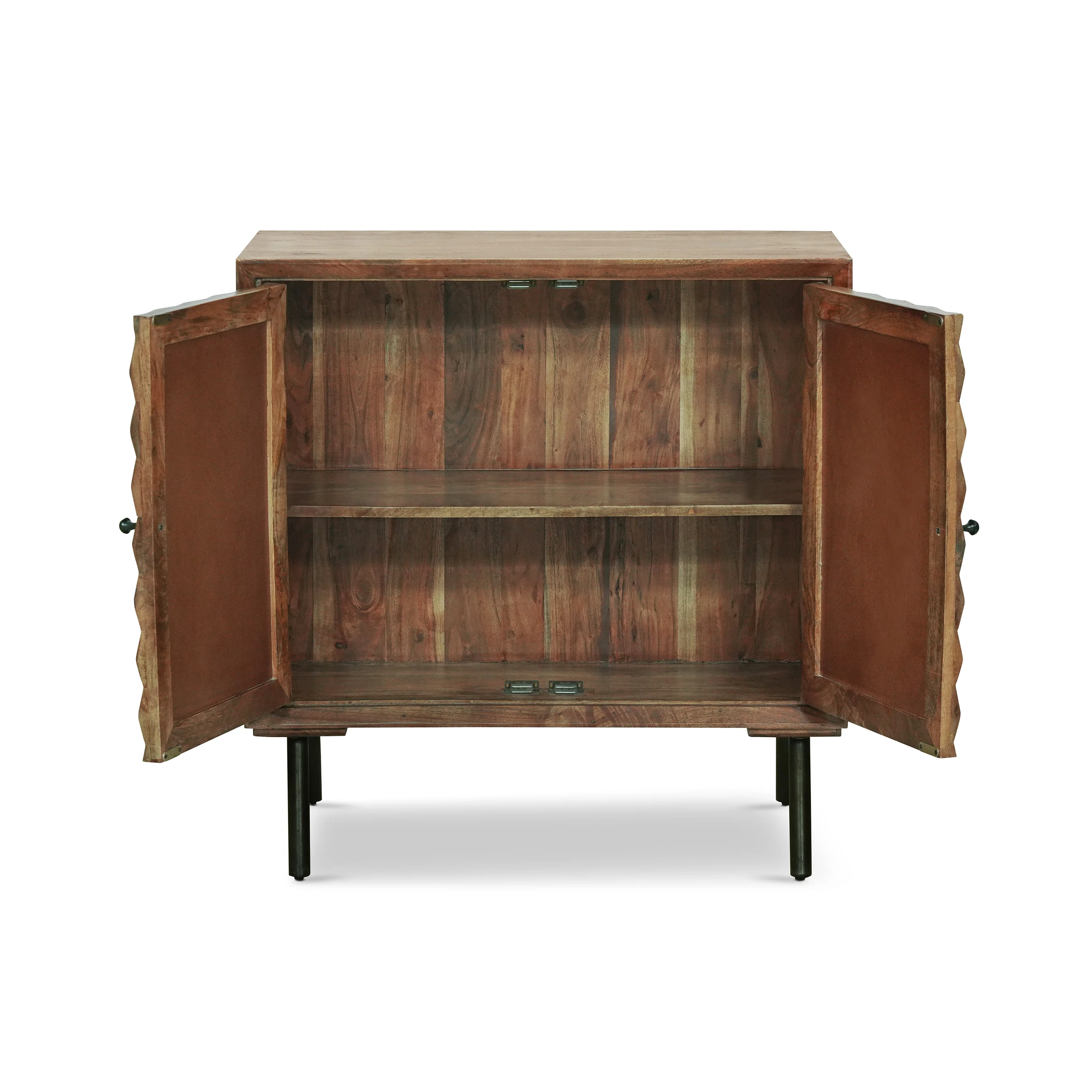 Yordani Mid-Century Modern Handcrafted Mango Wood Sideboard - furnishings