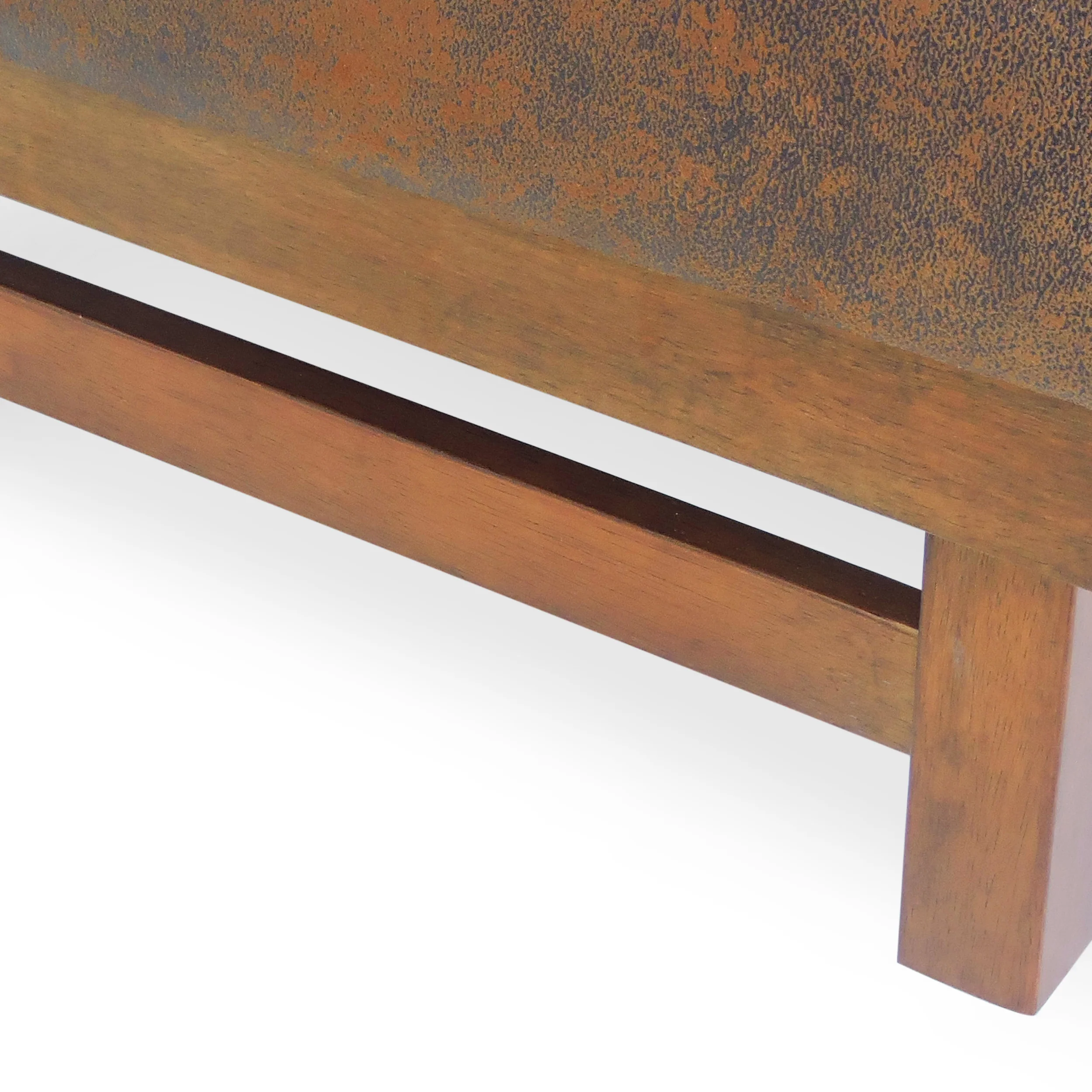 Temzyl Modern Microfiber Cocktail Ottoman with Wood Frame - furnishings