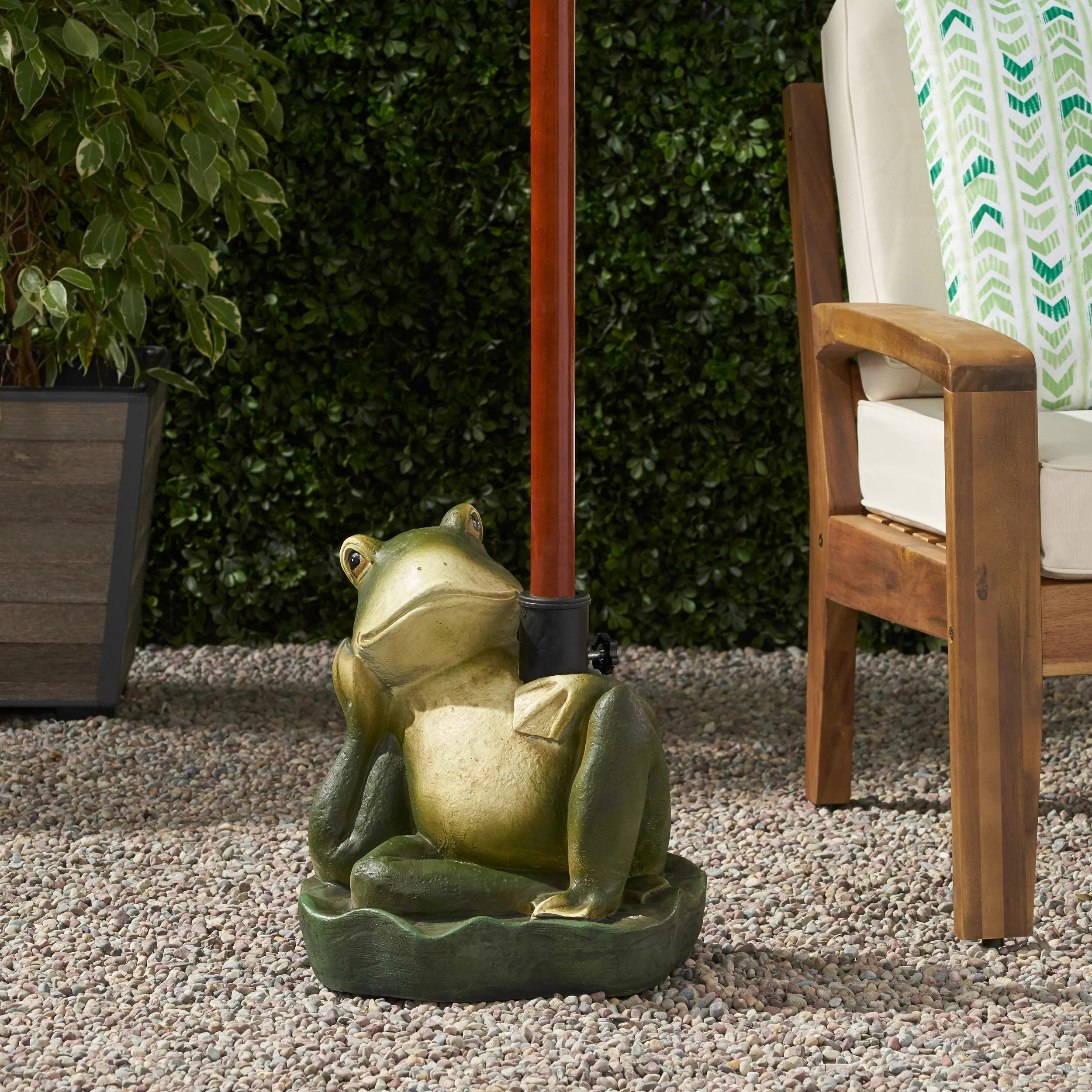 Ananda Frog Umbrella Base - furnishings