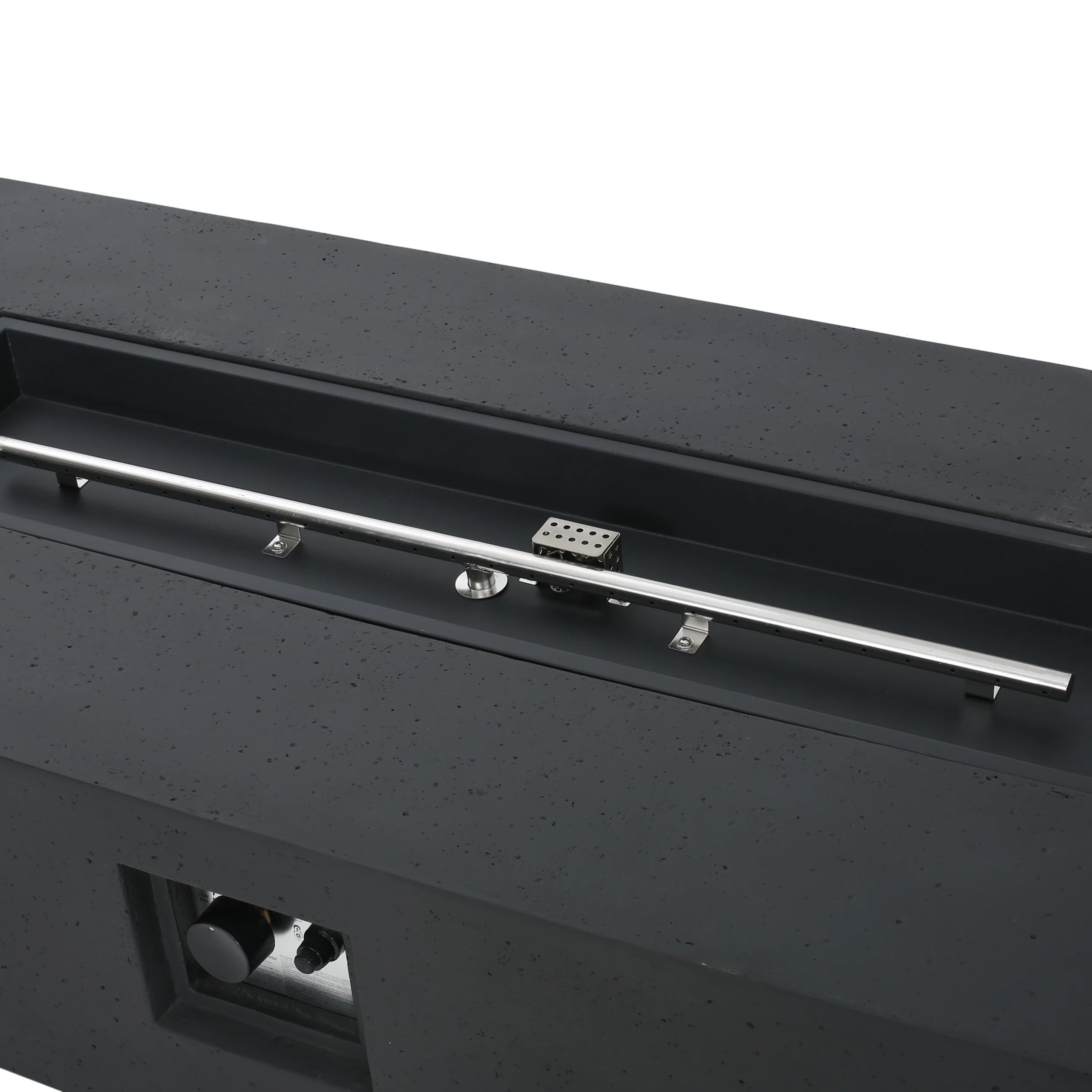 Hearth Outdoor 50,000 BTU Lightweight Concrete Rectangular Fire Pit (No Tank Holder) - furnishings