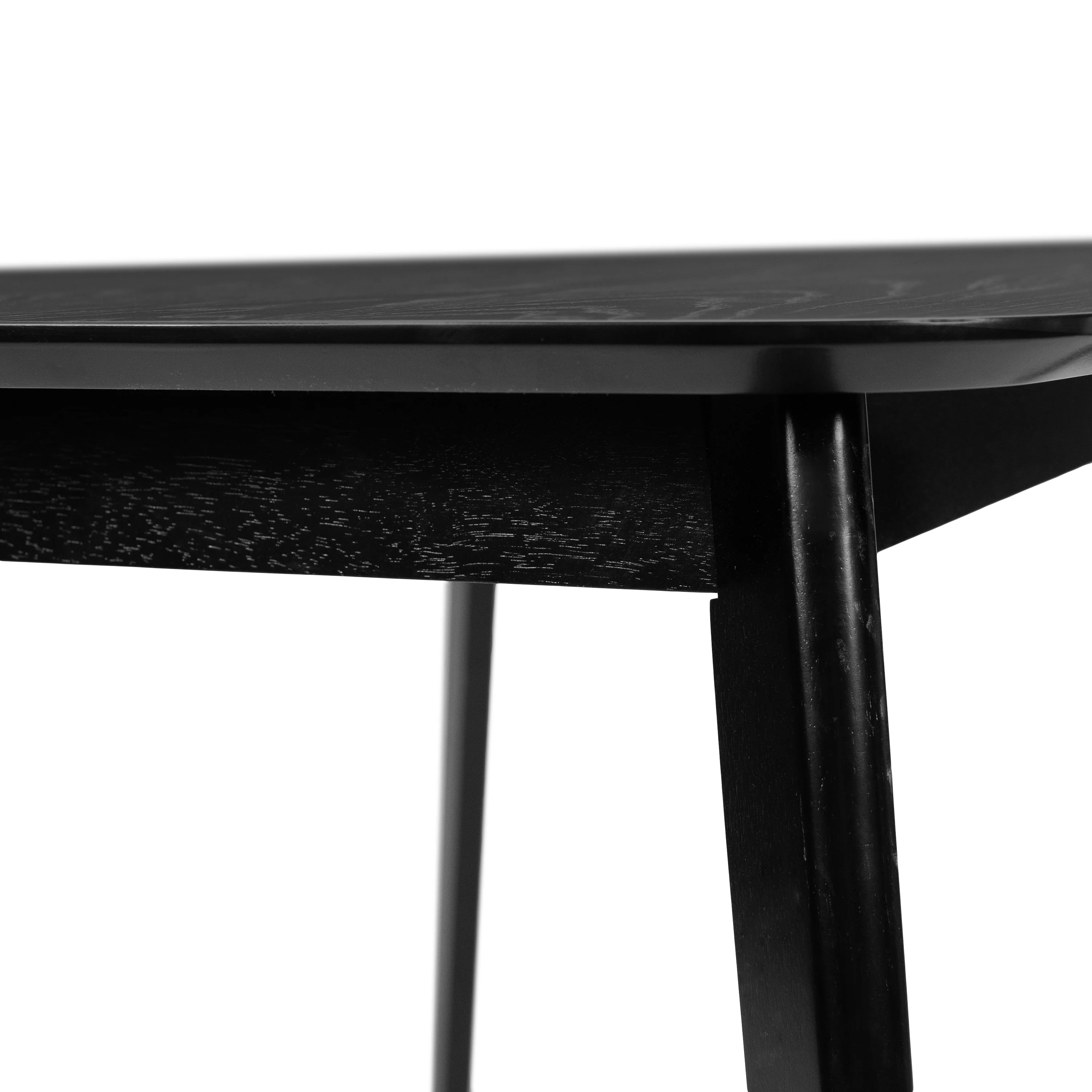Aman Mid Century Finished 5 Piece Wood Dining Set with Fabric Chairs - furnishings