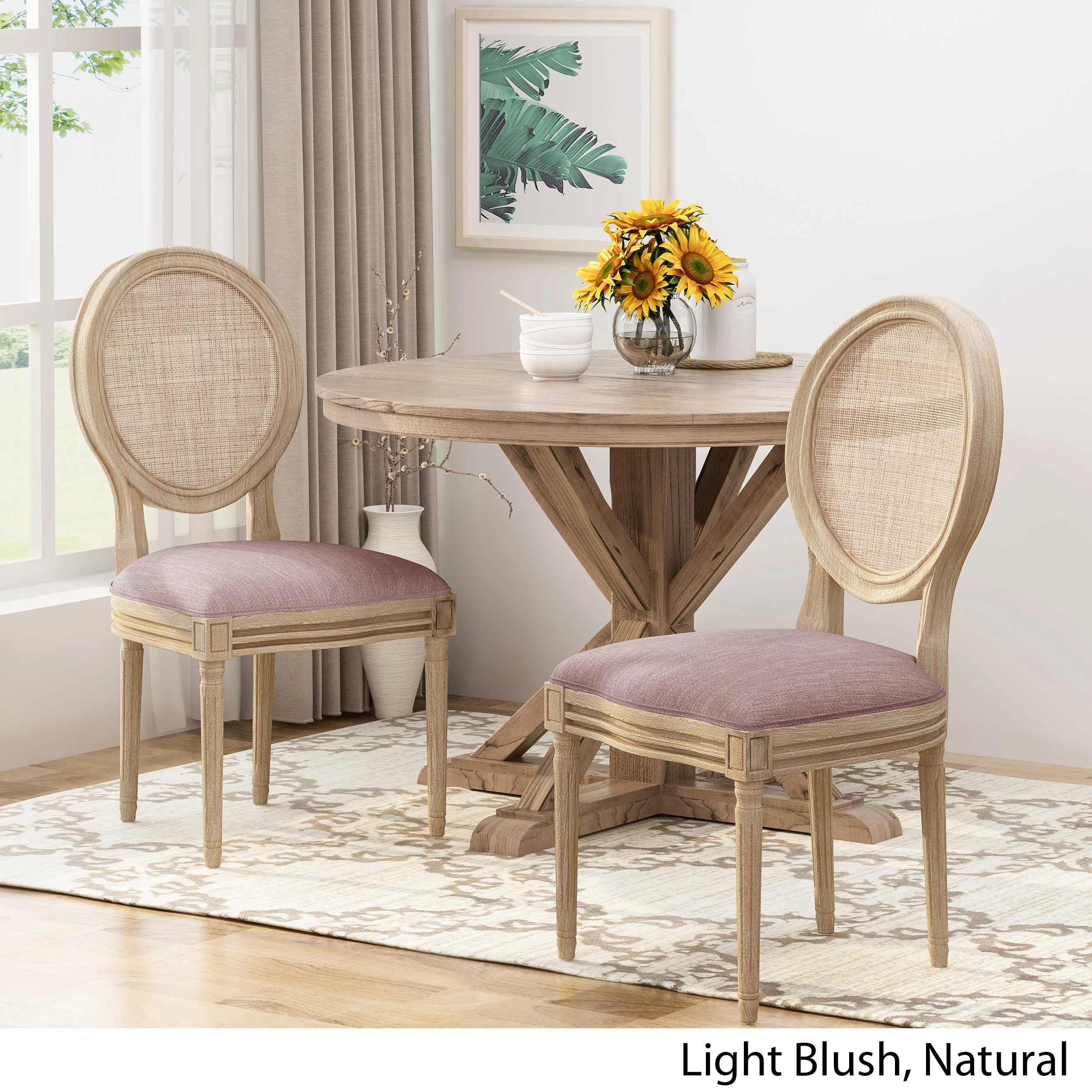 Camilo Oval Cane Back French Style Dining Chair (Set of 2) - furnishings