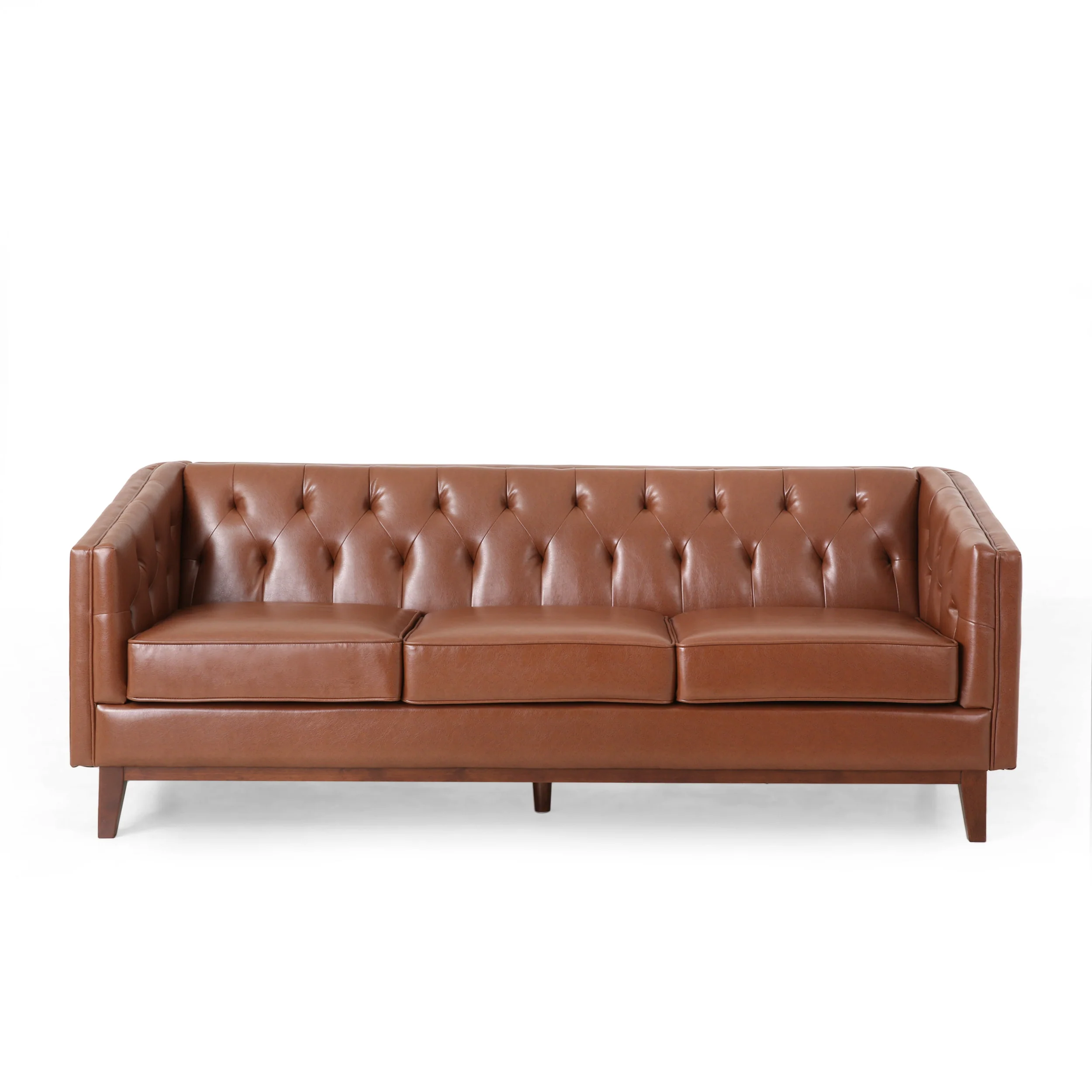 Colstrip Contemporary Upholstered 3 Seater Sofa - furnishings