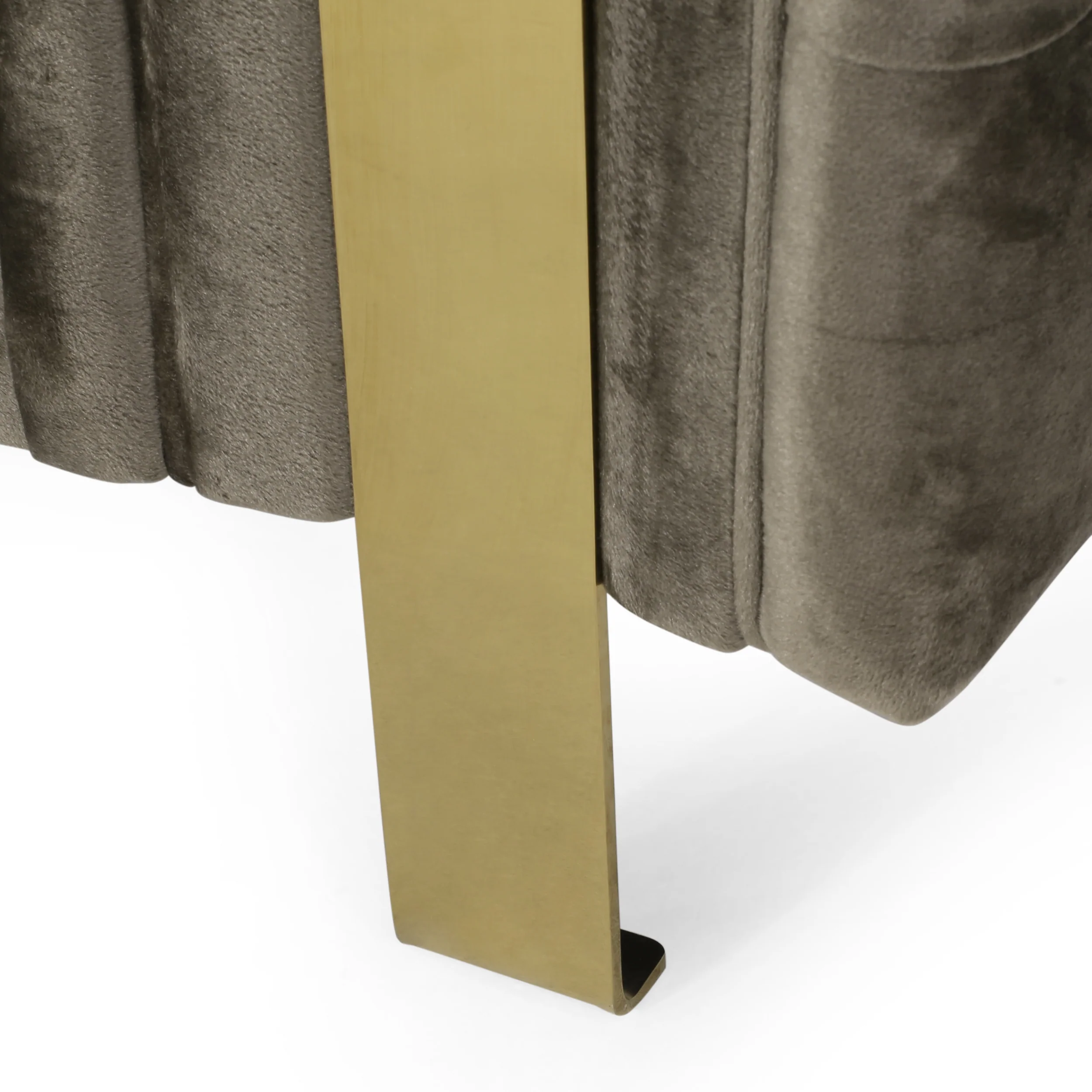 Giovanna Modern Glam Tufted Velvet 3 Seater Sofa - furnishings