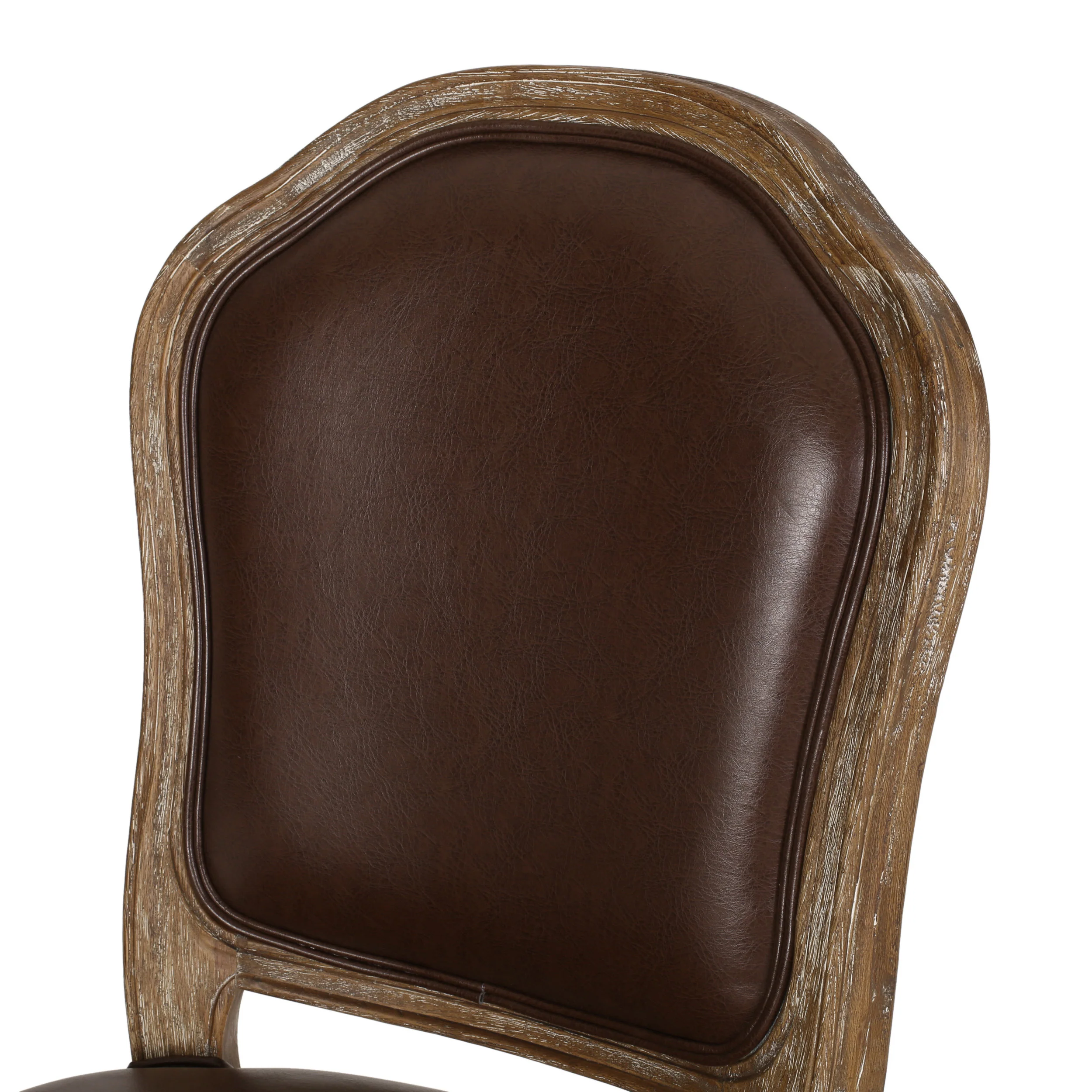 Oakes French Country Upholstered Swivel Office Chair - furnishings