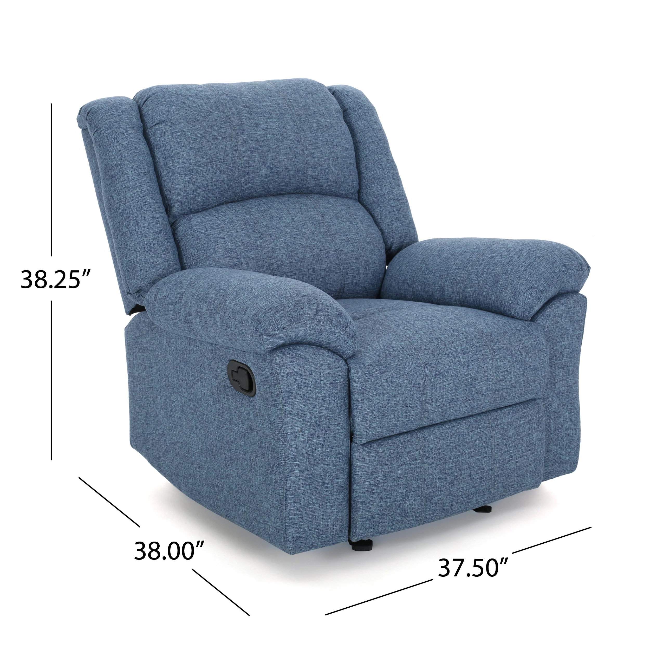 Fabric Gliding Recliner - furnishings