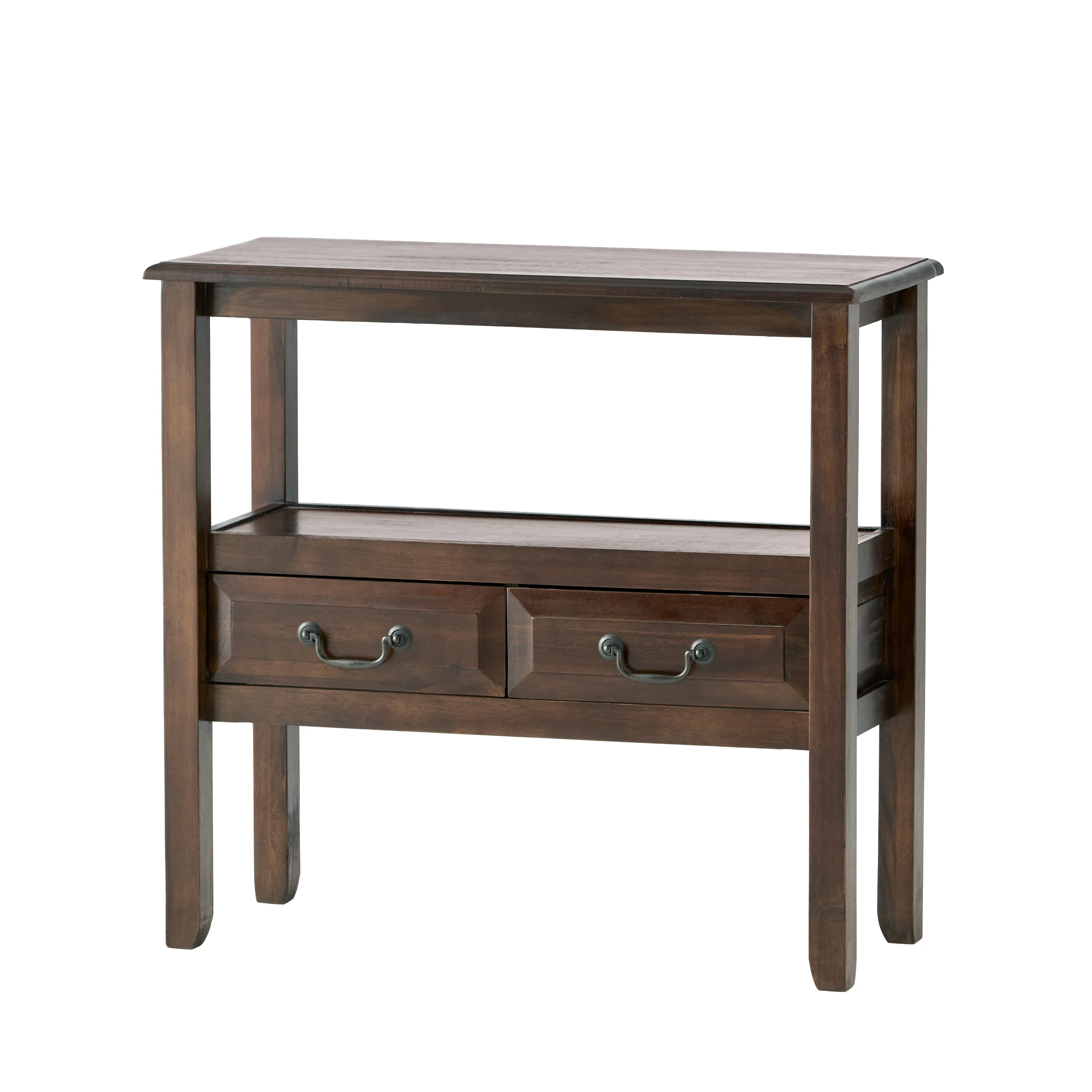 Noah Brown Mahogany Wood Accent Table - furnishings