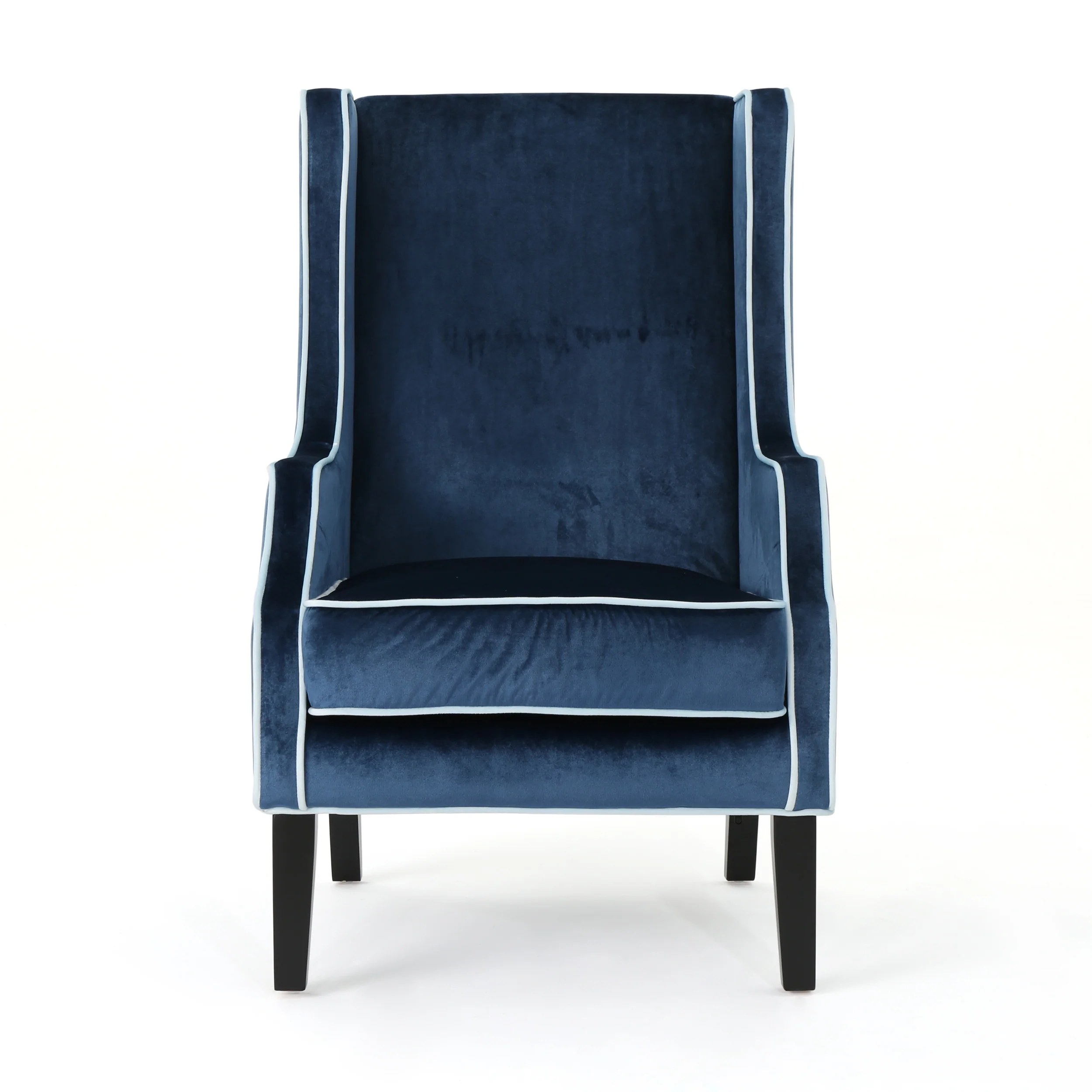 Edell Velvet Wingback Accent Chair - furnishings