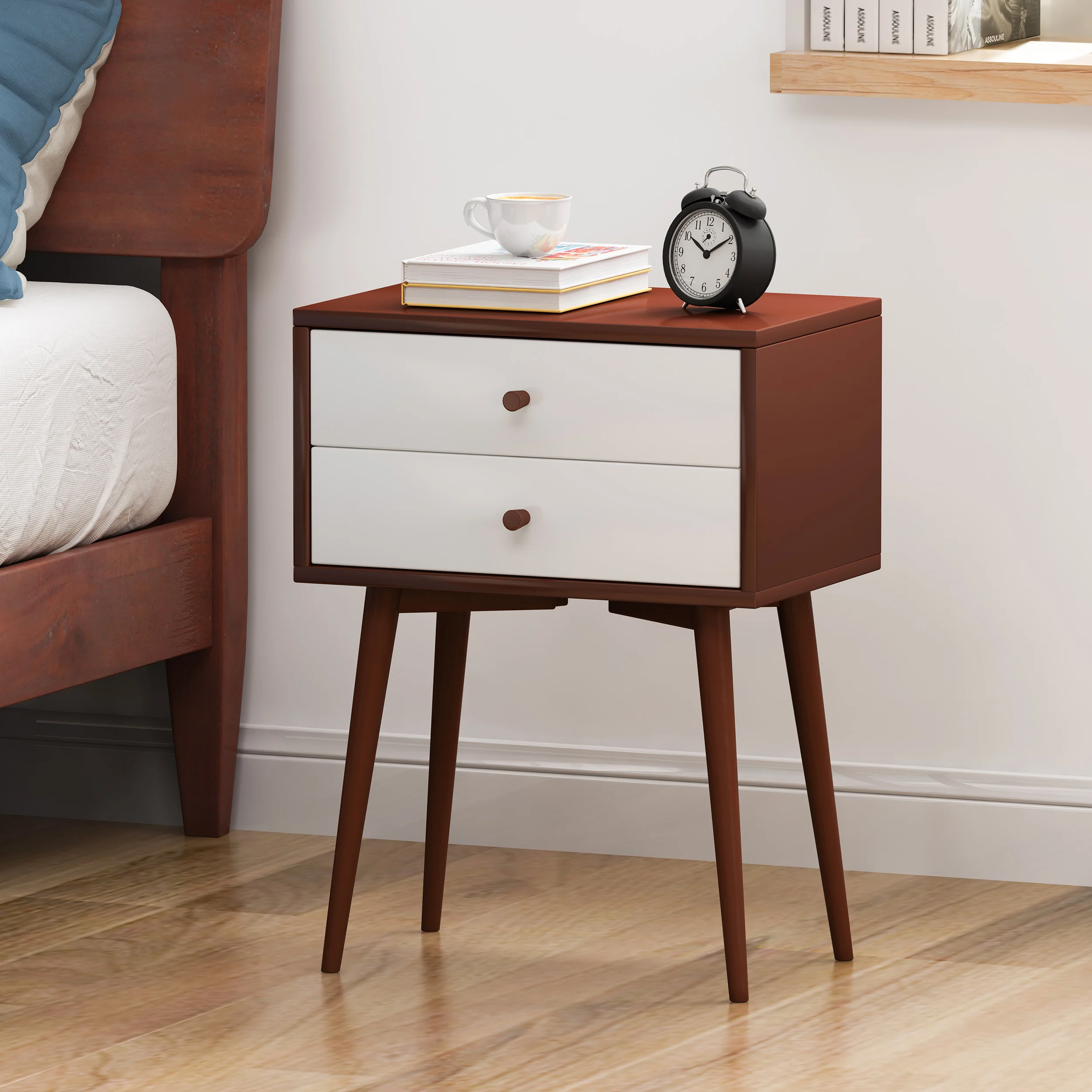 Verna Mid-Century Modern Side Table - furnishings