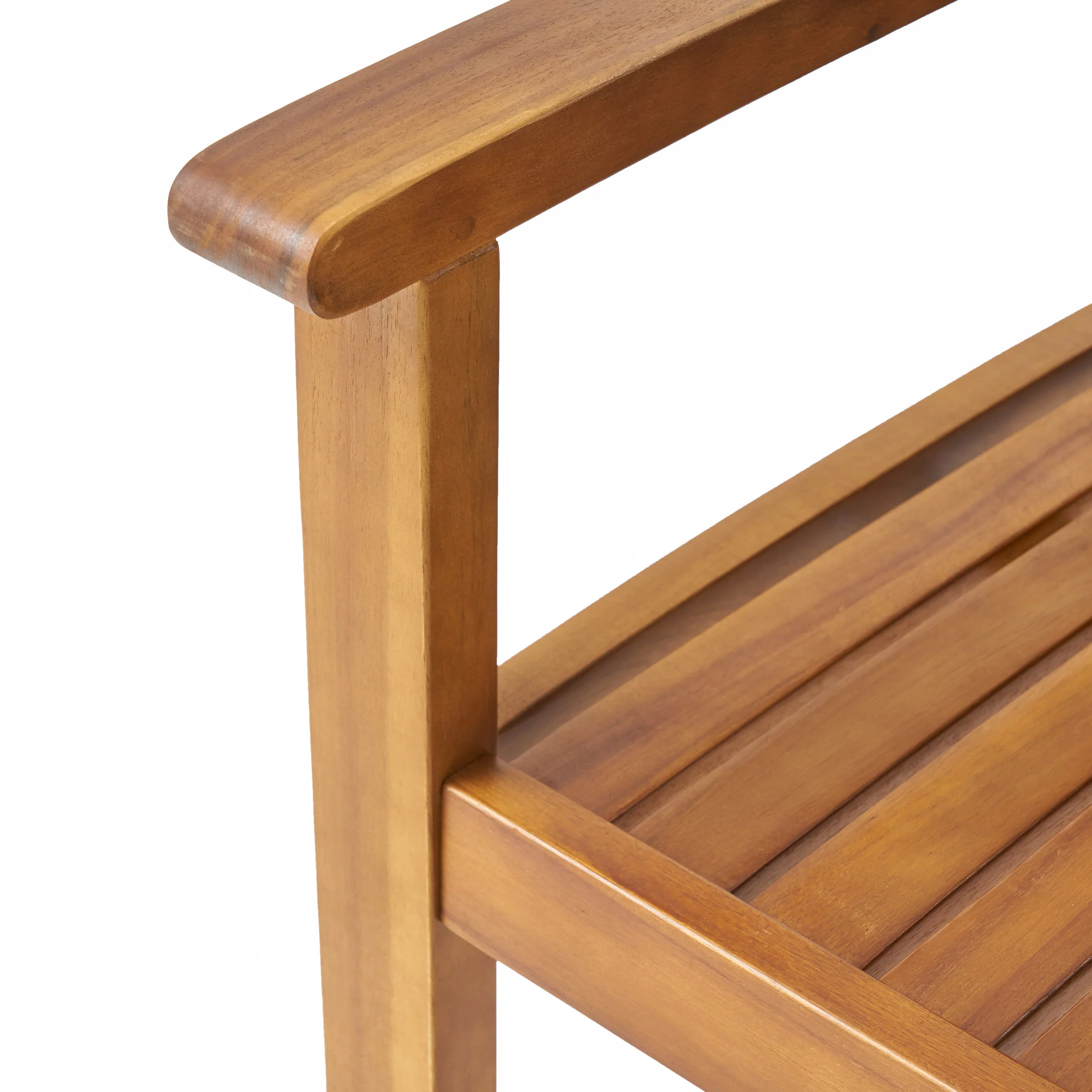 Brora Outdoor 6 Seater Acacia Wood and Iron Planter Dining Set - furnishings