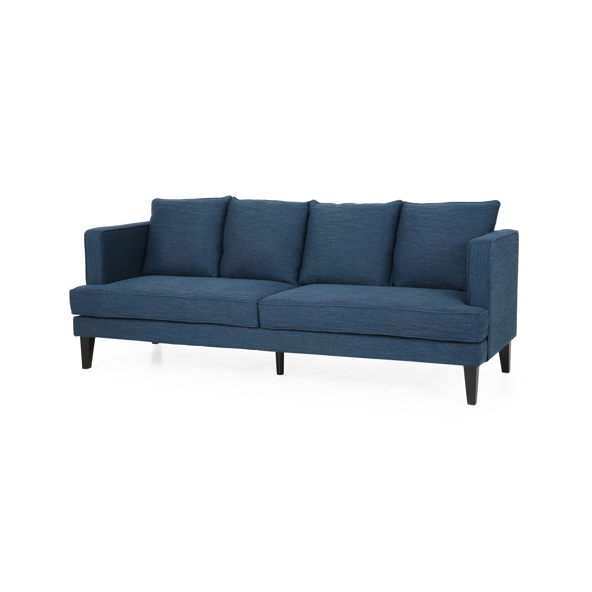 Nimsi Contemporary 3 Seater Fabric Sofa - furnishings