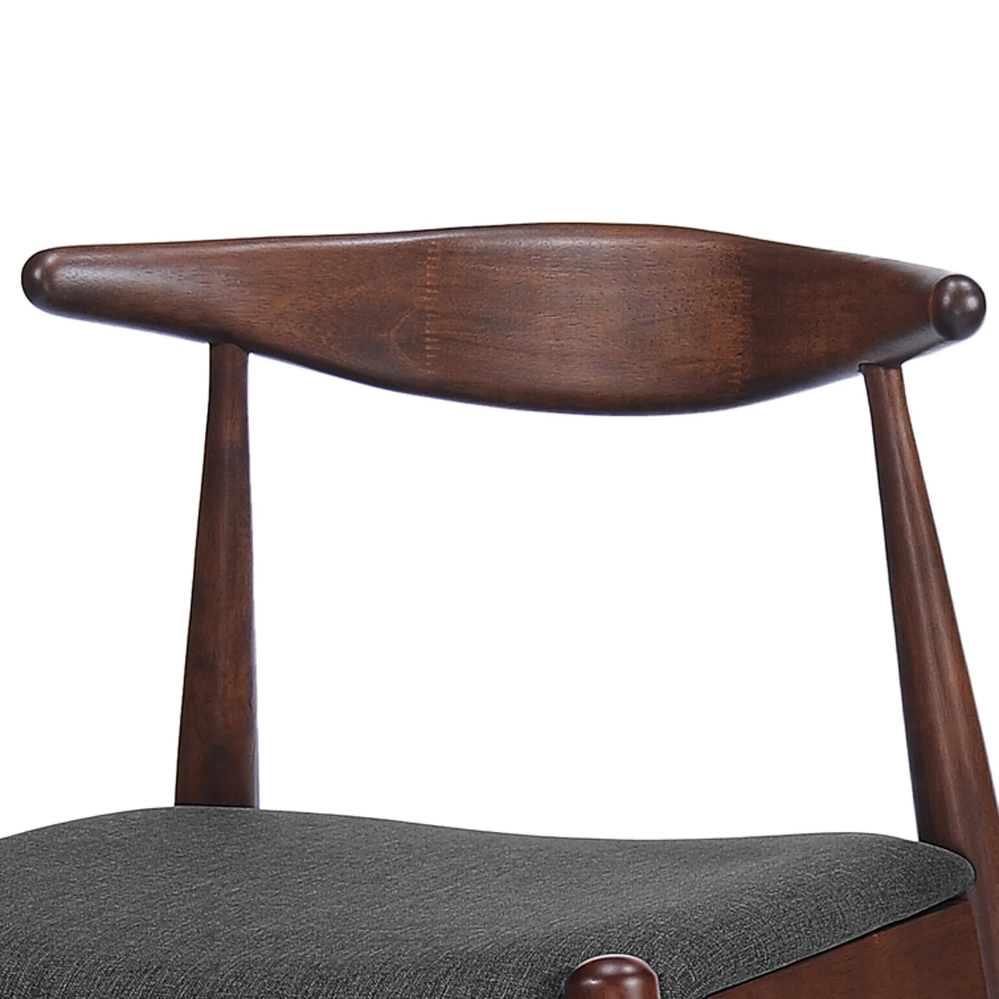 Francaise Mid-Century Walnut Finish 5 Piece Dining Set - furnishings