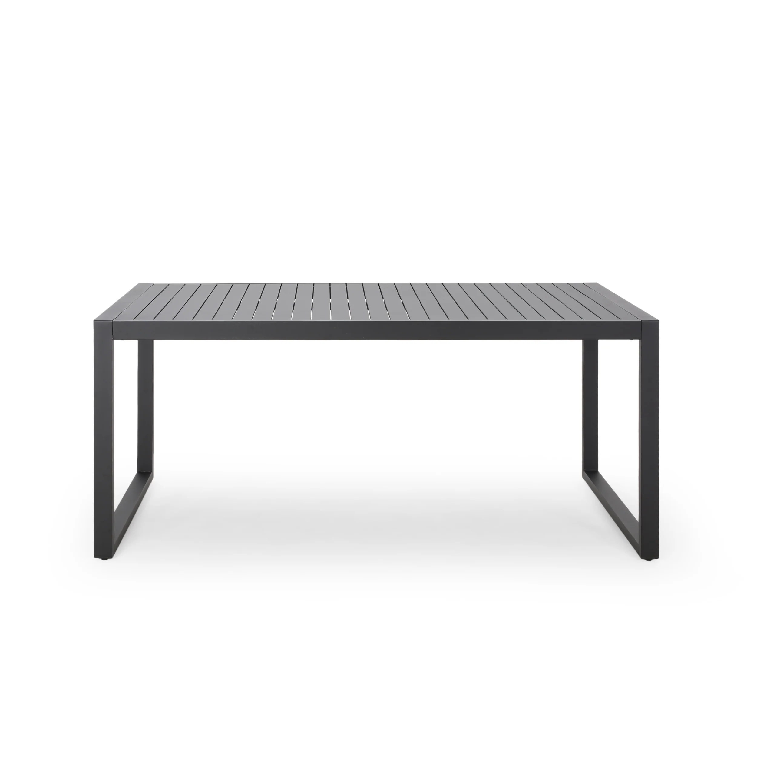 Nealie Outdoor 6 Seater Aluminum Dining Set - furnishings