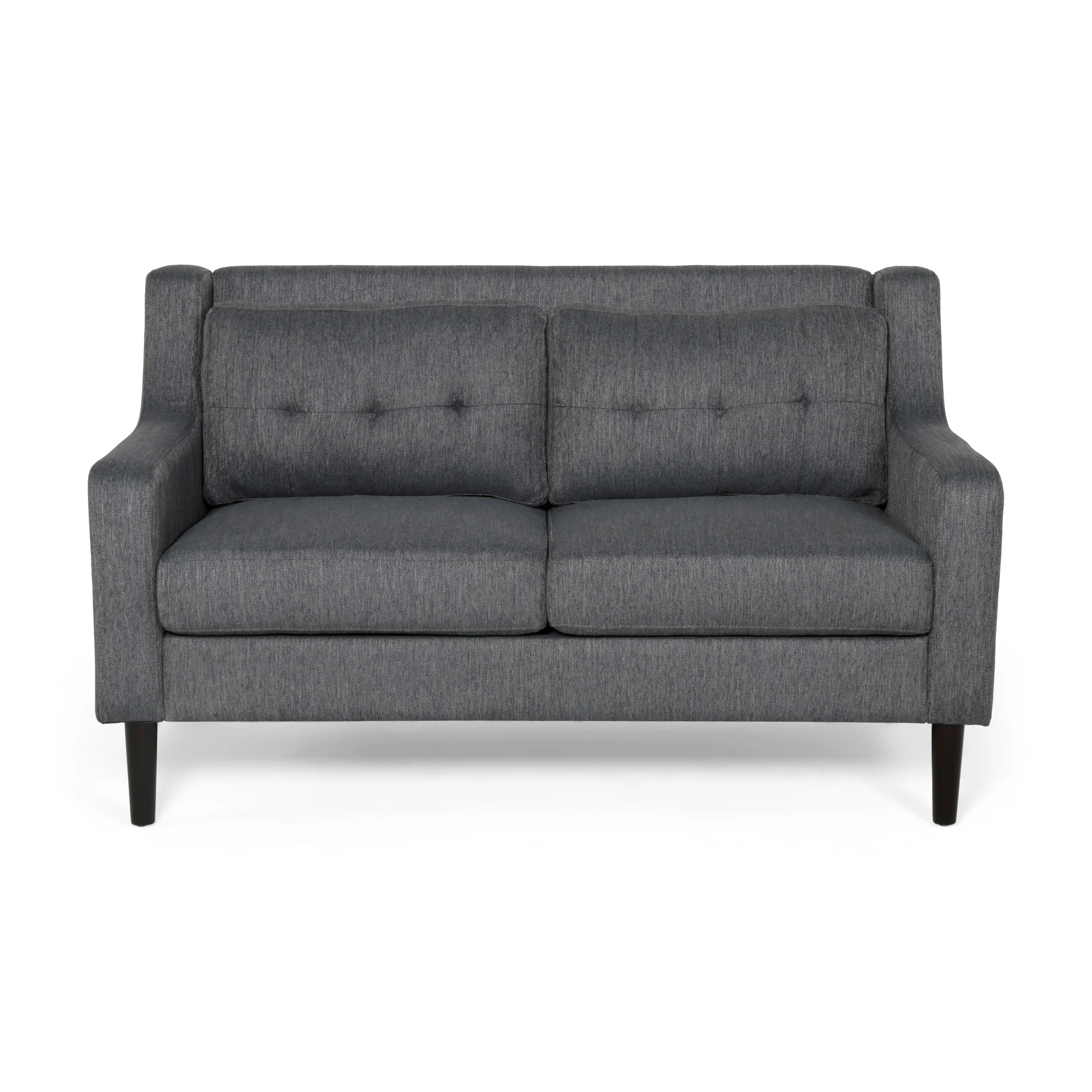 Anaysha Contemporary Fabric Loveseat - furnishings
