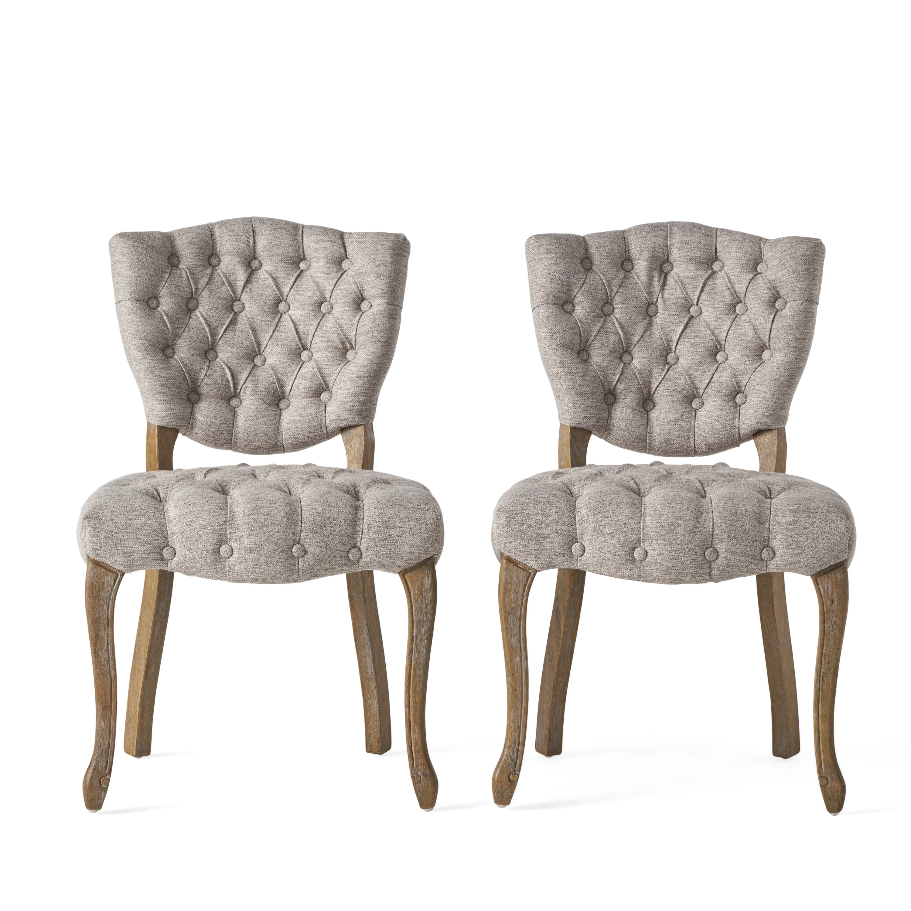Case Tufted Dining Chair with Cabriole Legs (Set of 2) - furnishings