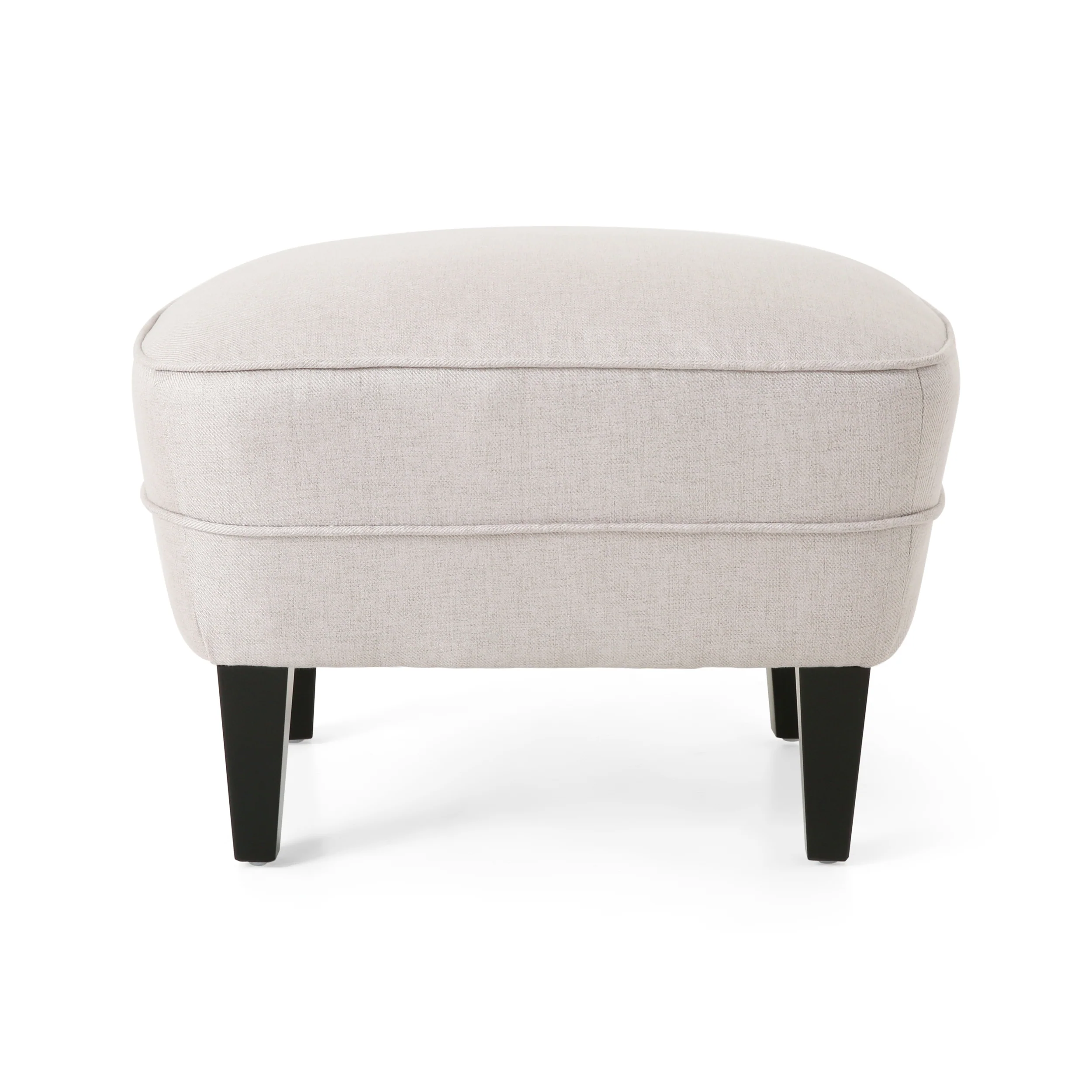 Jaxen Contemporary Tufted Fabric Club Chair and Ottoman Set - furnishings