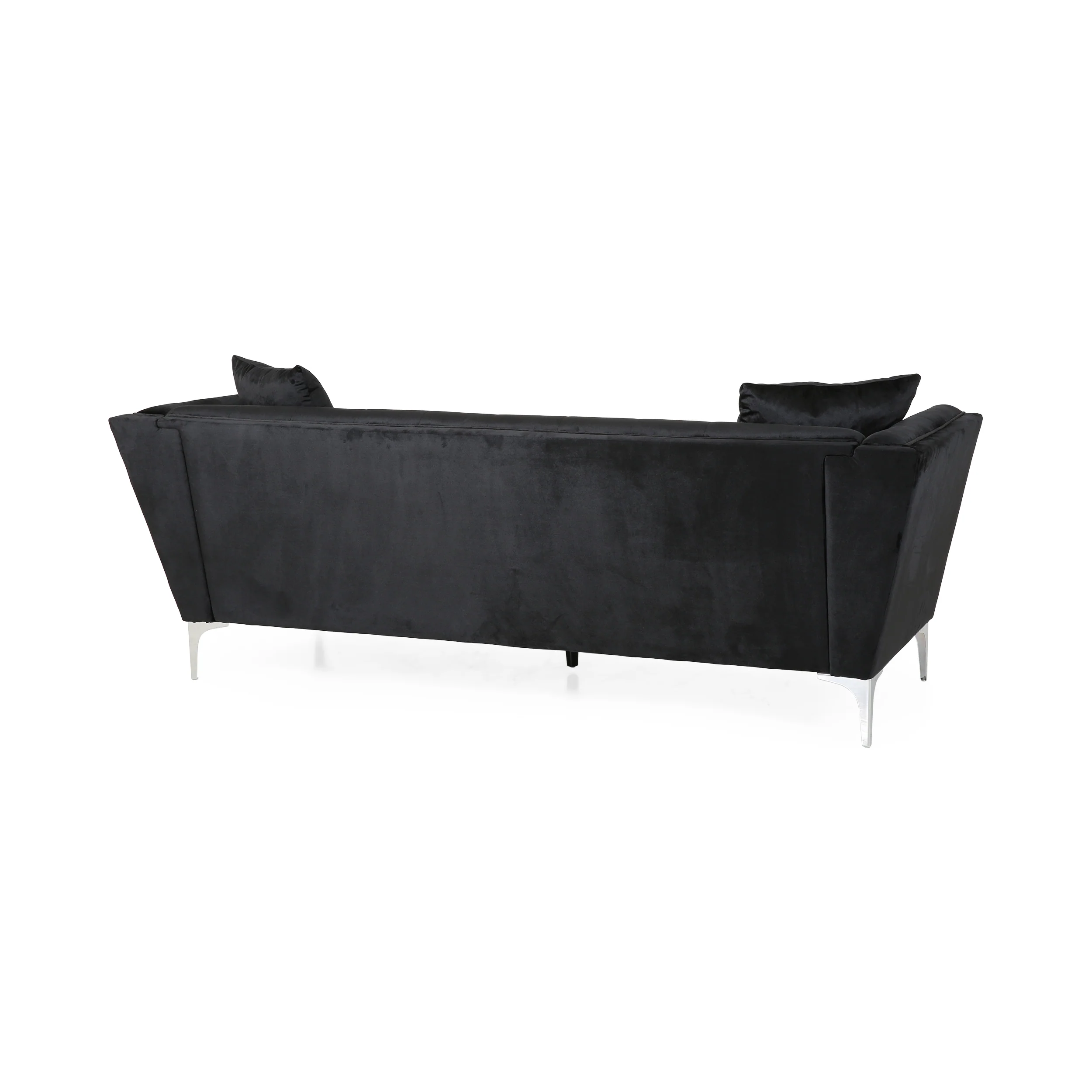 Ryliegh Modern Glam 3 Seater Velvet Sofa - furnishings