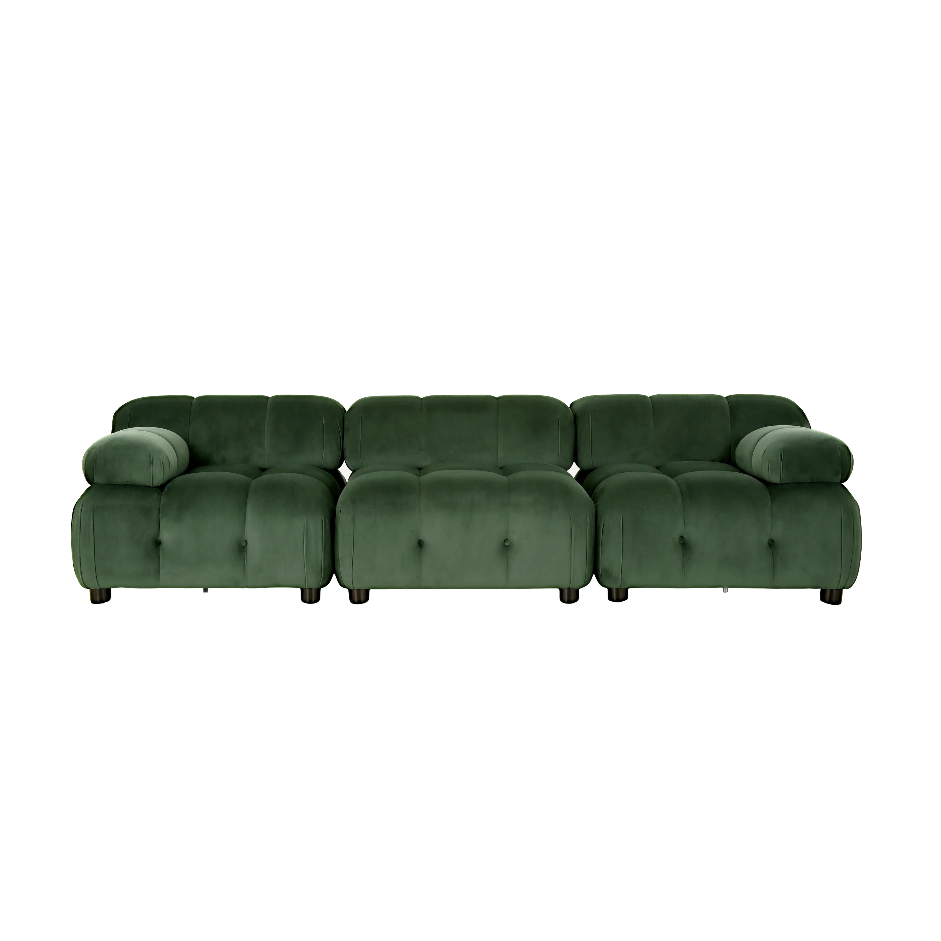 Kildare Velvet 3 Seater Modular Tufted Sofa - furnishings