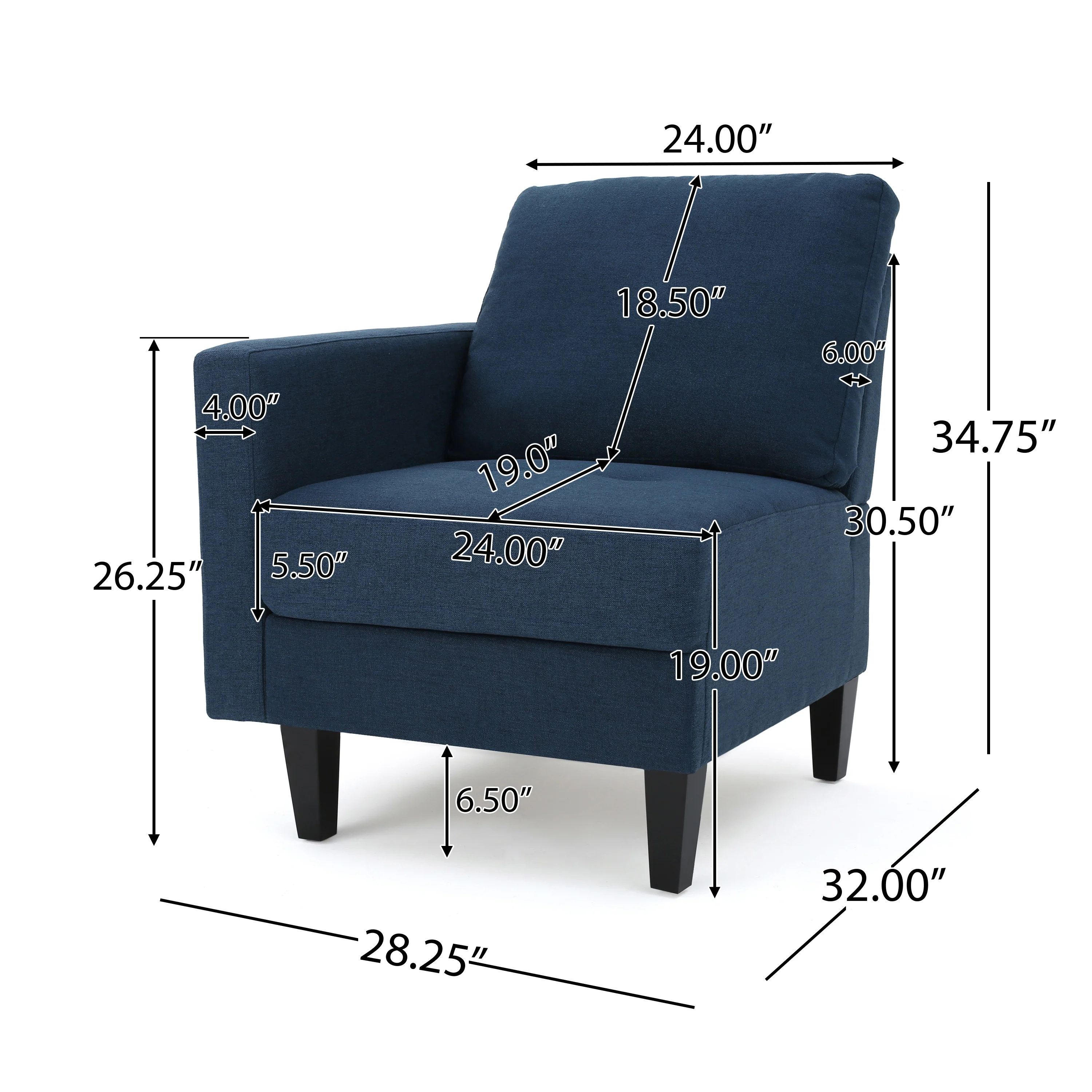 Bridger Fabric Sectional Couch - furnishings