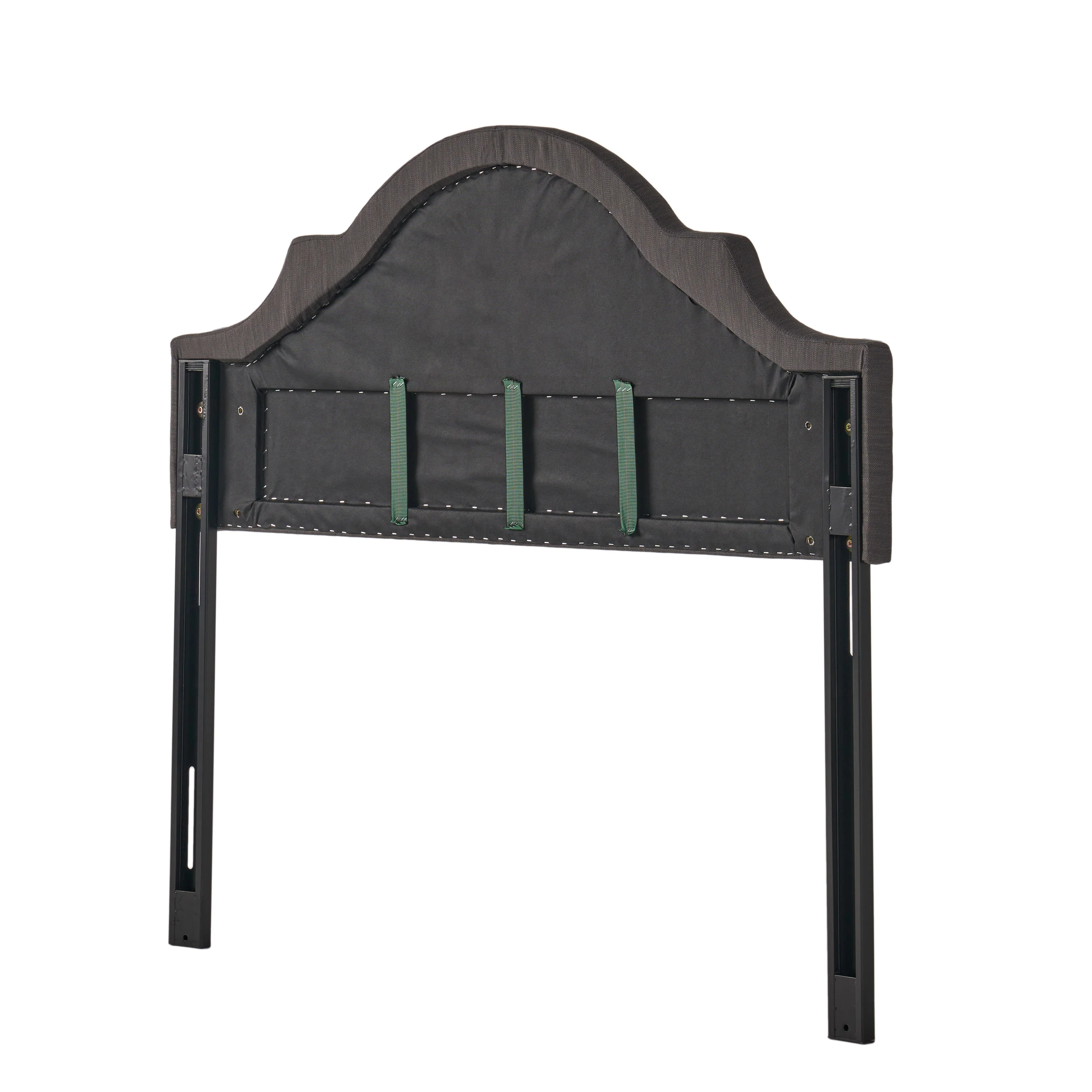 Gwenyth Gray Fabric Queen/Full Headboard - furnishings