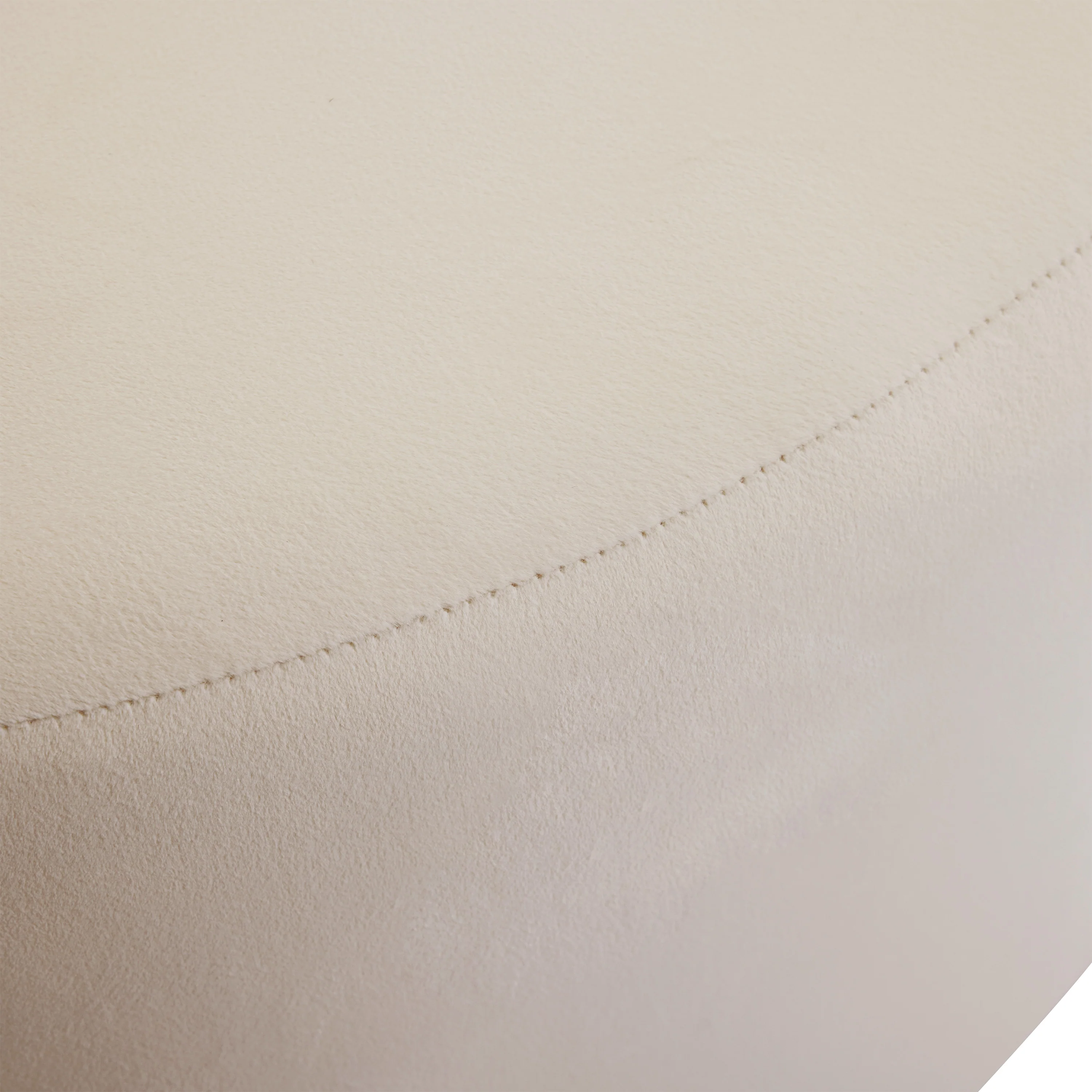 Inia Velvet Round Ottoman - furnishings
