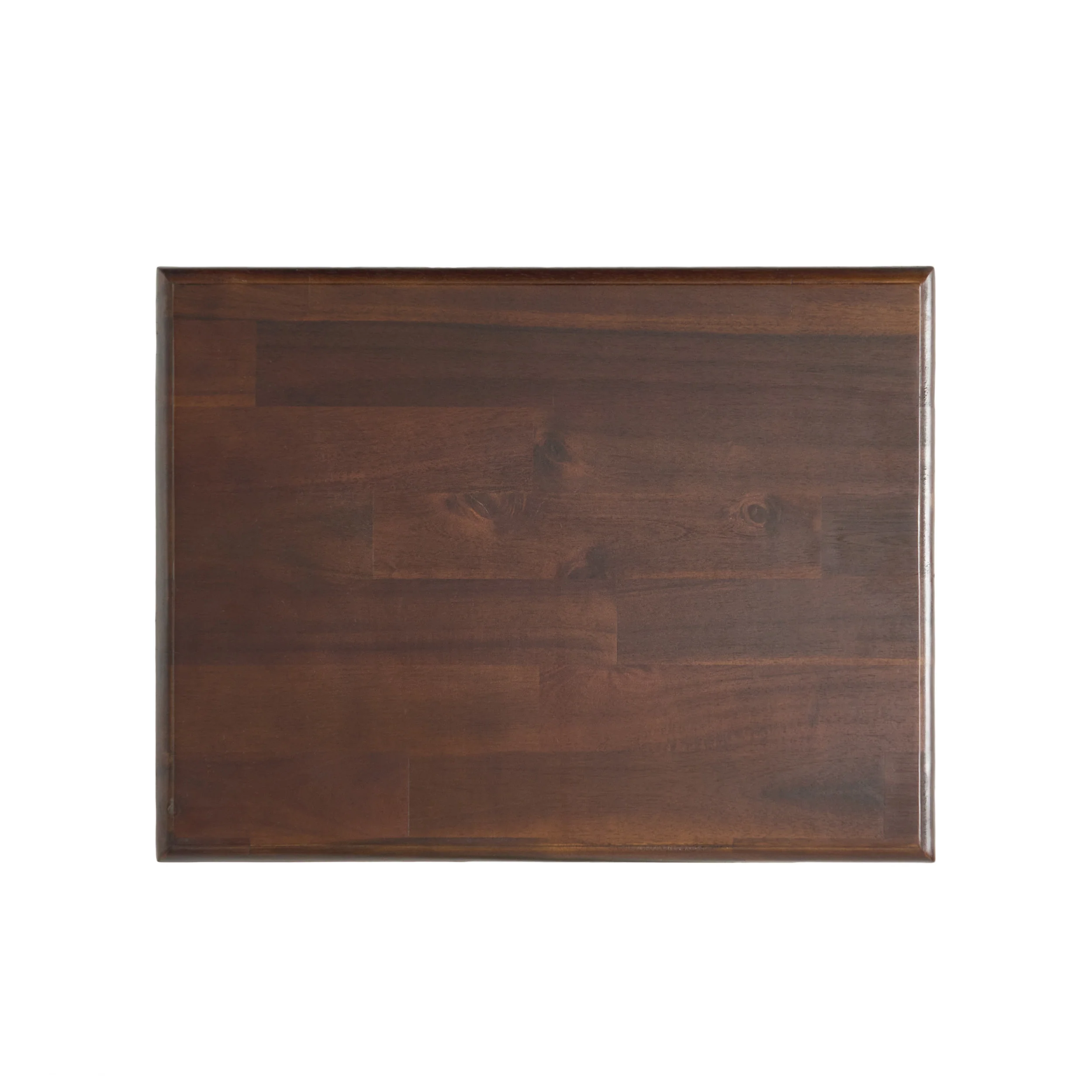 Noah Traditional Brown Mahogany Acacia Wood Accent Table with Top Drawer - furnishings
