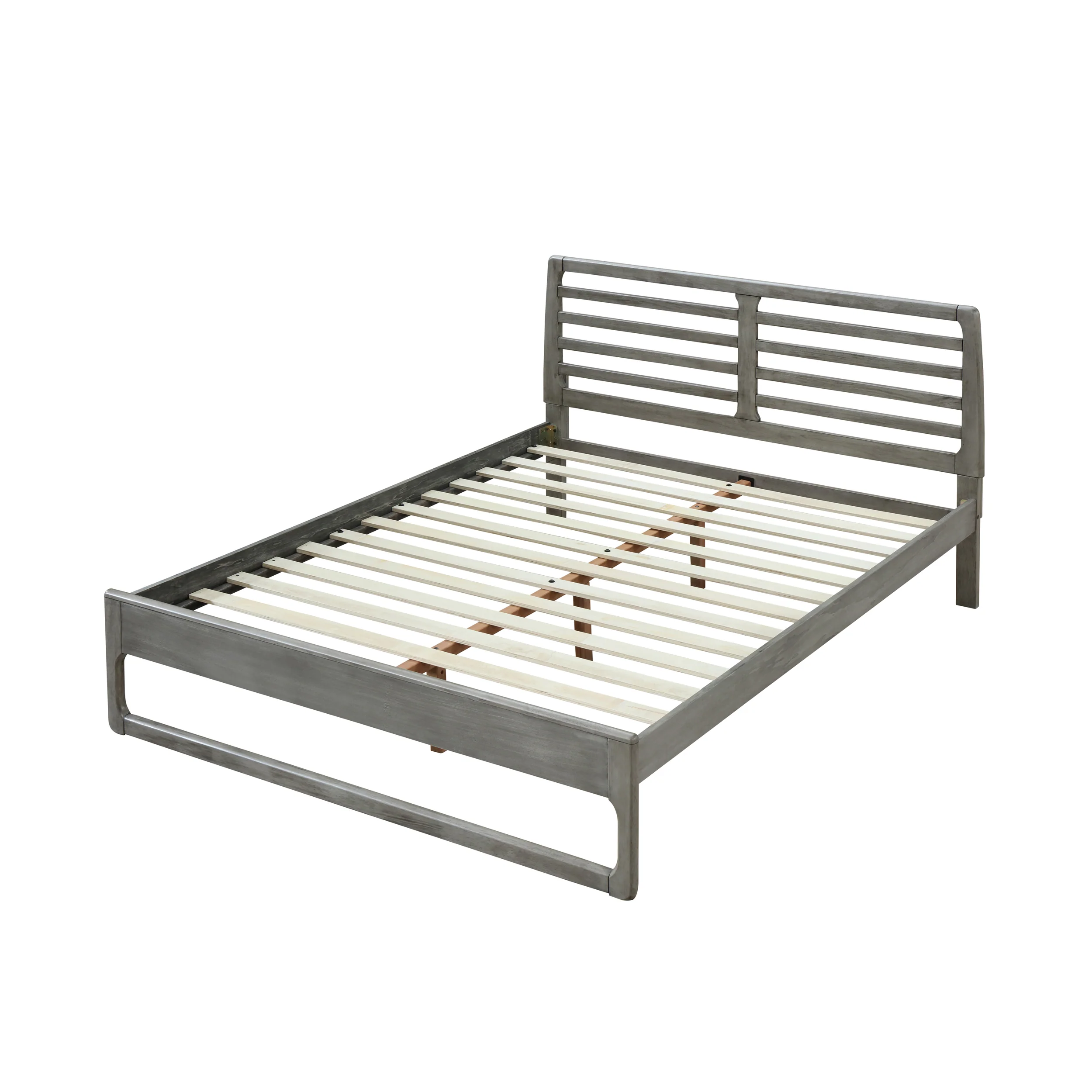 Naylan Transitional Wooden Queen Platform Bed - furnishings