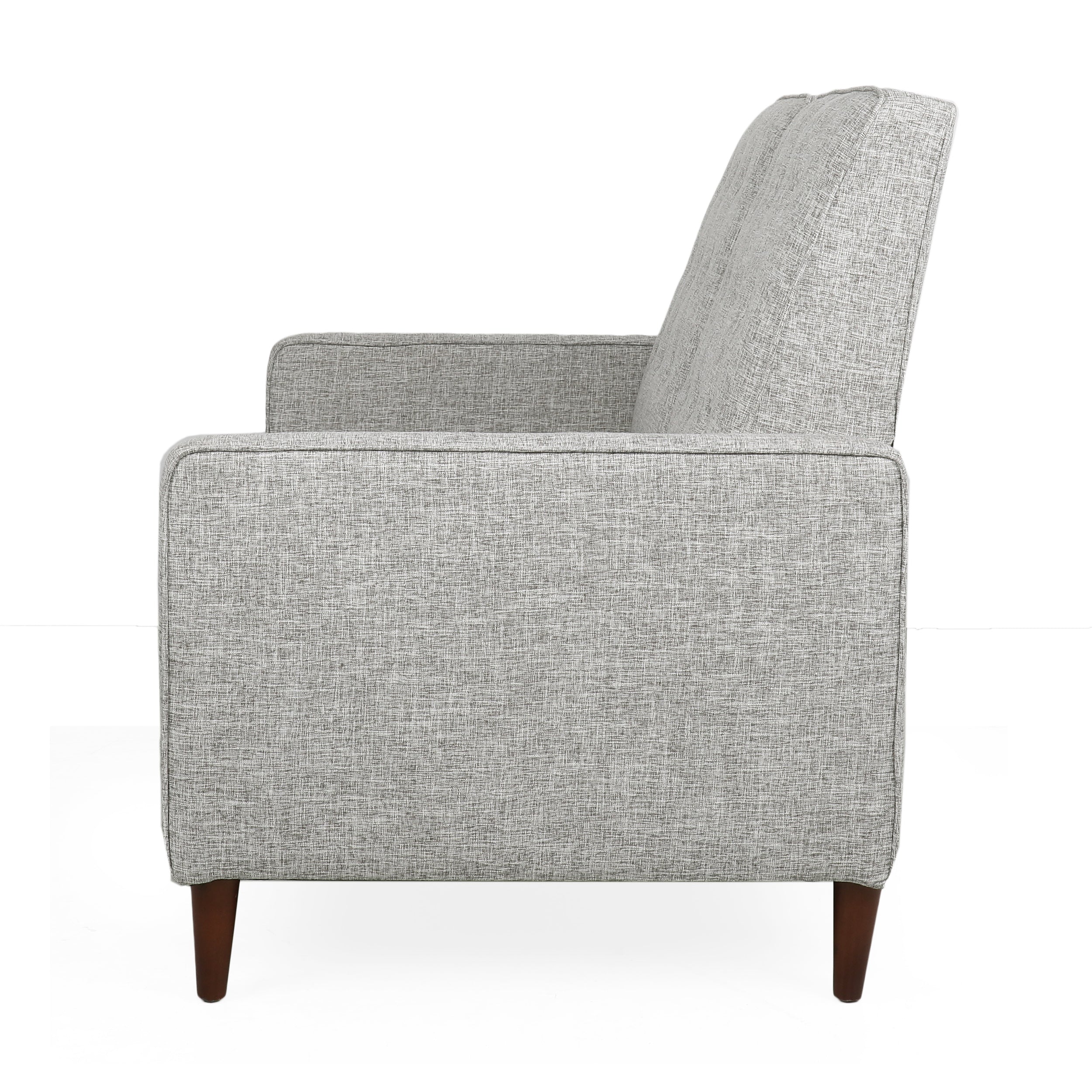 Manville Contemporary Tufted Loveseat Pushback Recliner - furnishings